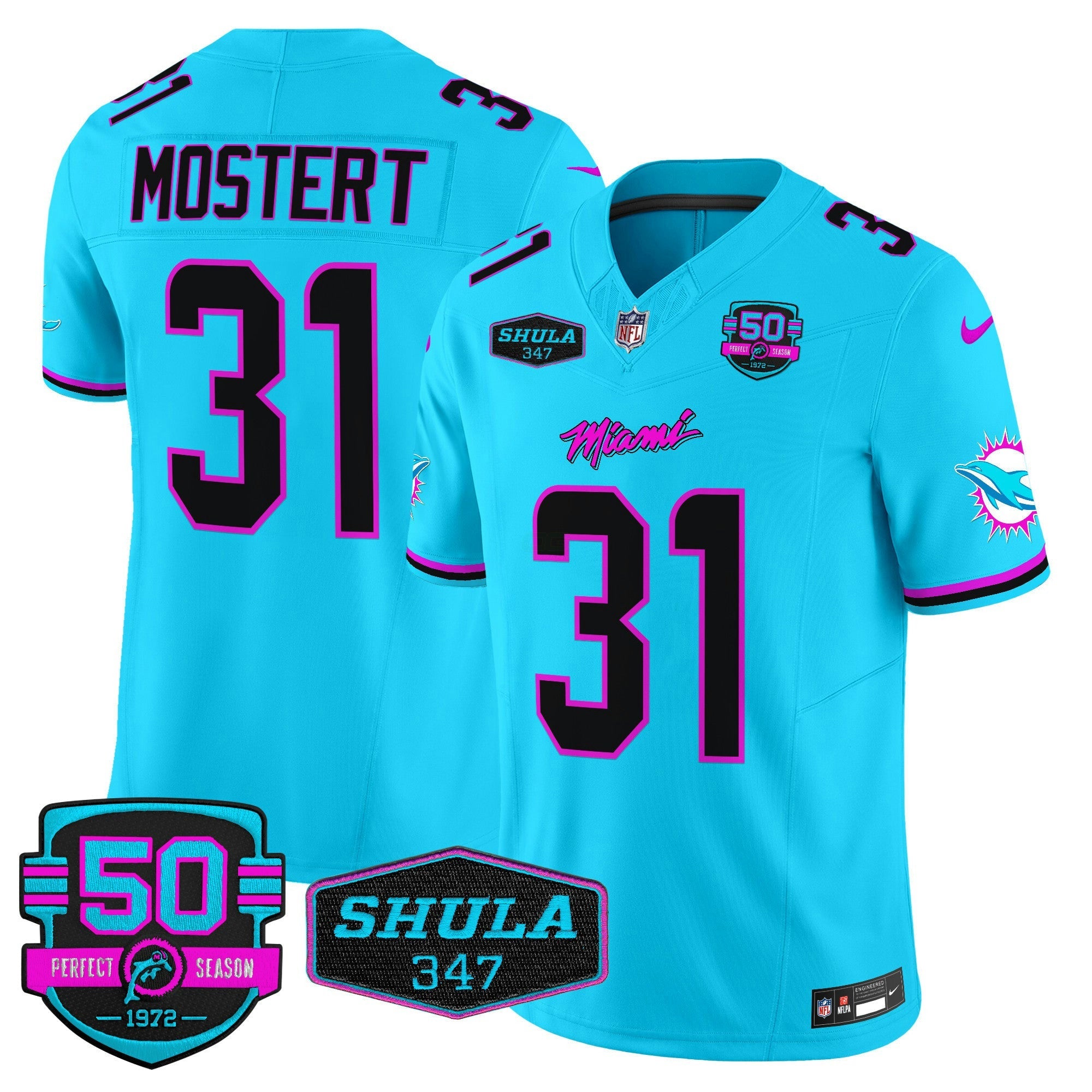 Camisa NFL Men’s “Miami Vice” Vapor Limited Jersey V4