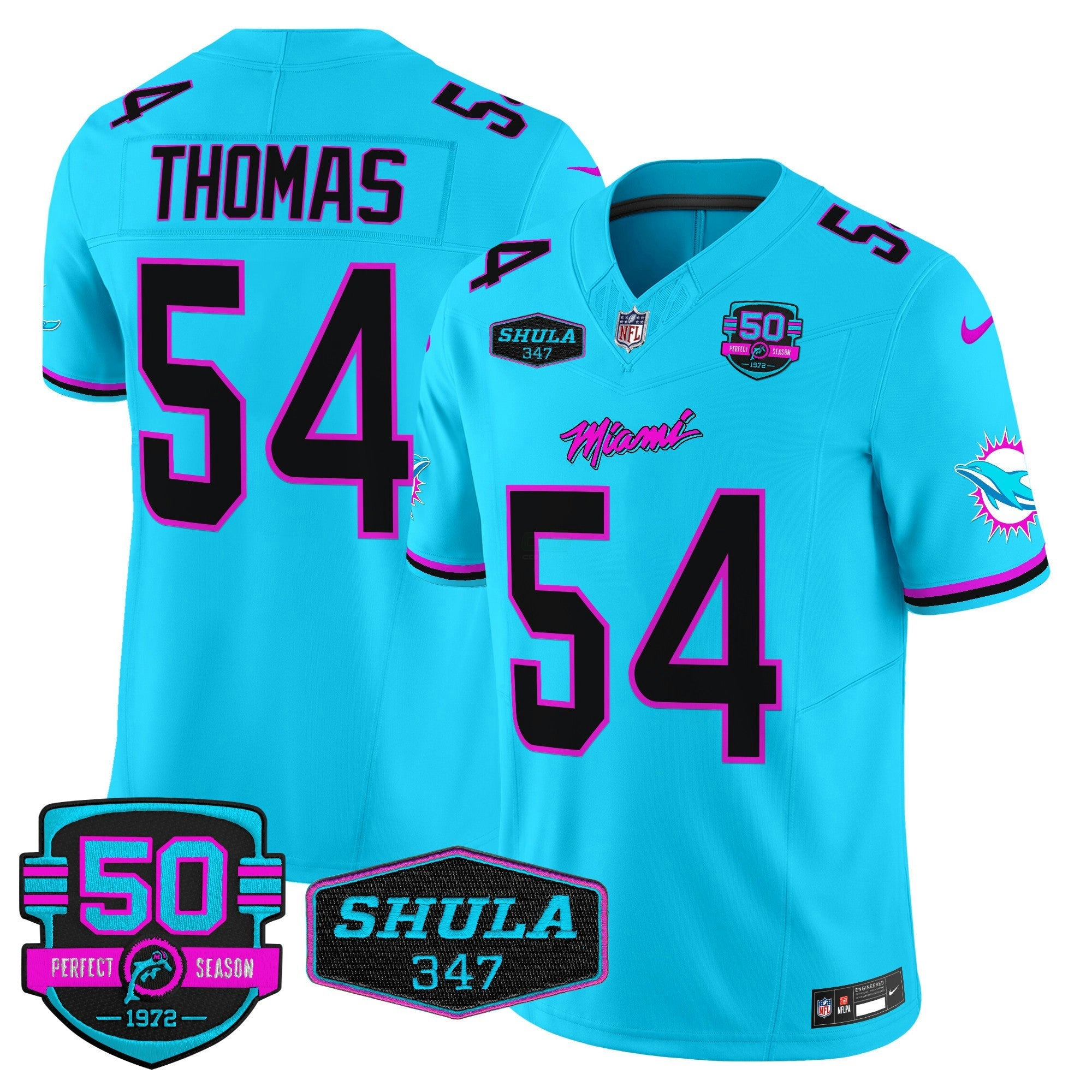 Camisa NFL Men’s “Miami Vice” Vapor Limited Jersey V4