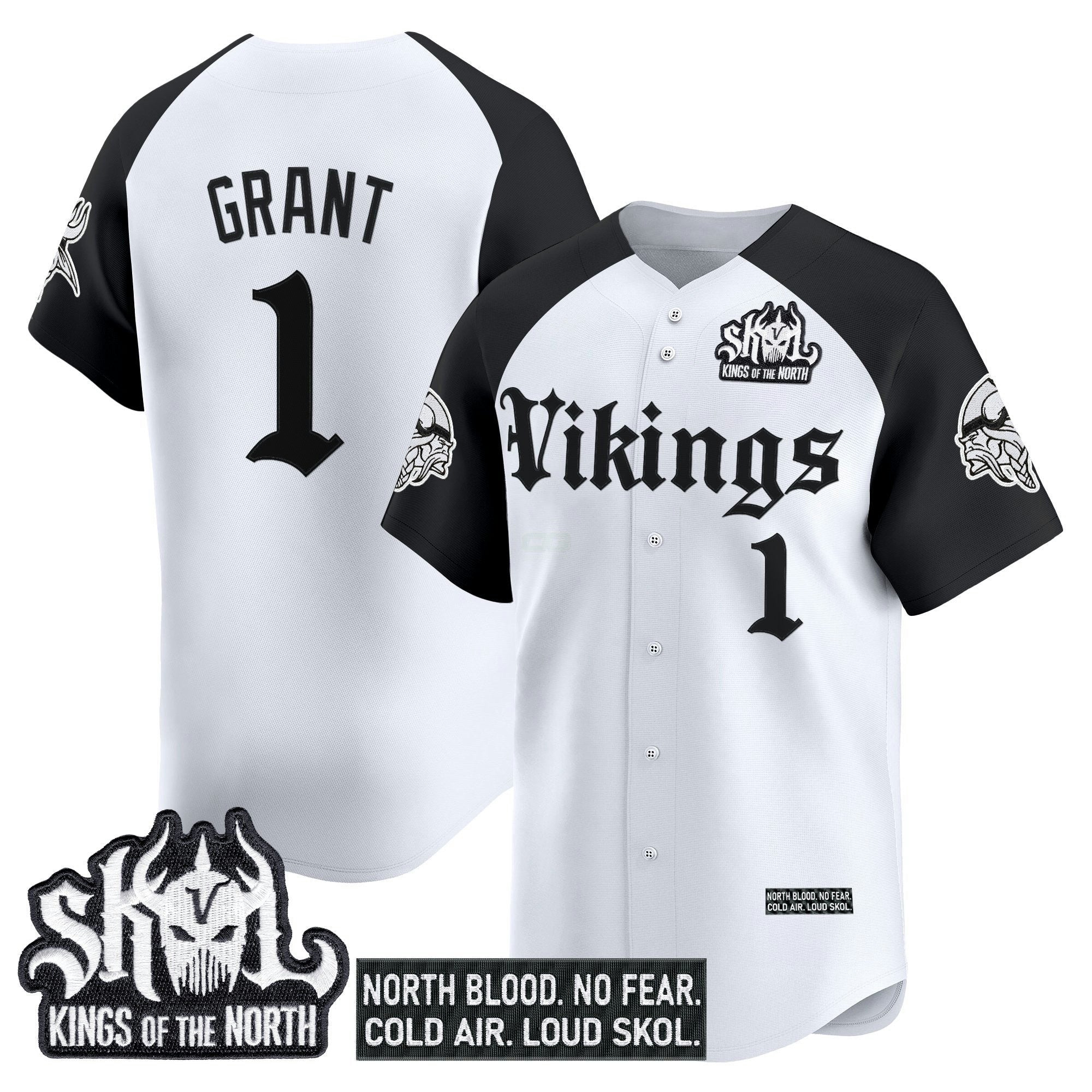 Camisa NFL Men’s Minnesota ‘Gothic Norseblood Edition’ Vapor Jersey