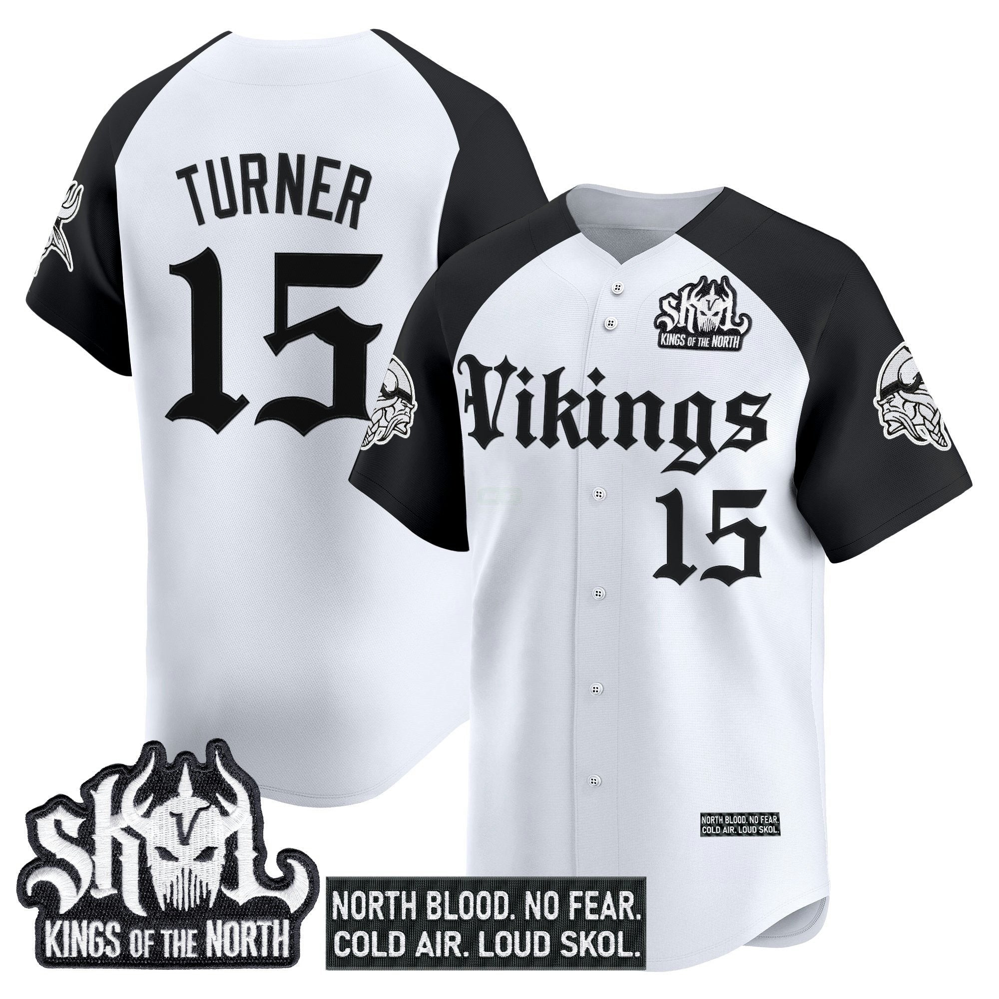 Camisa NFL Men’s Minnesota ‘Gothic Norseblood Edition’ Vapor Jersey