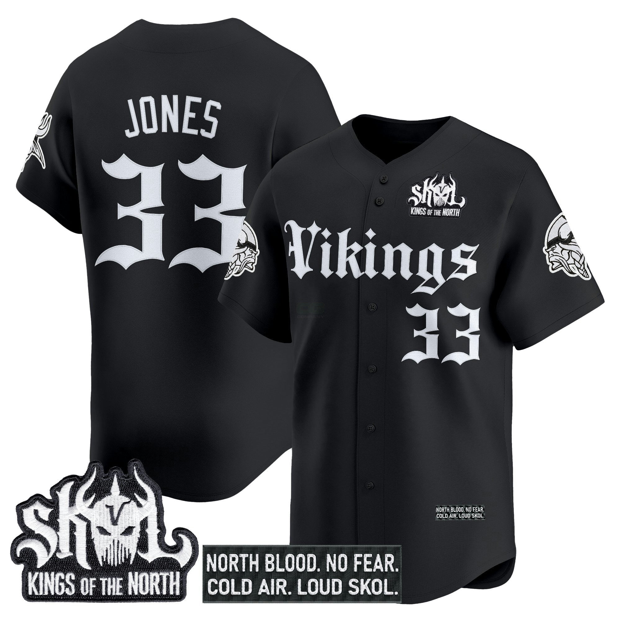 Camisa NFL Men’s Minnesota ‘Gothic Norseblood Edition’ Vapor Jersey