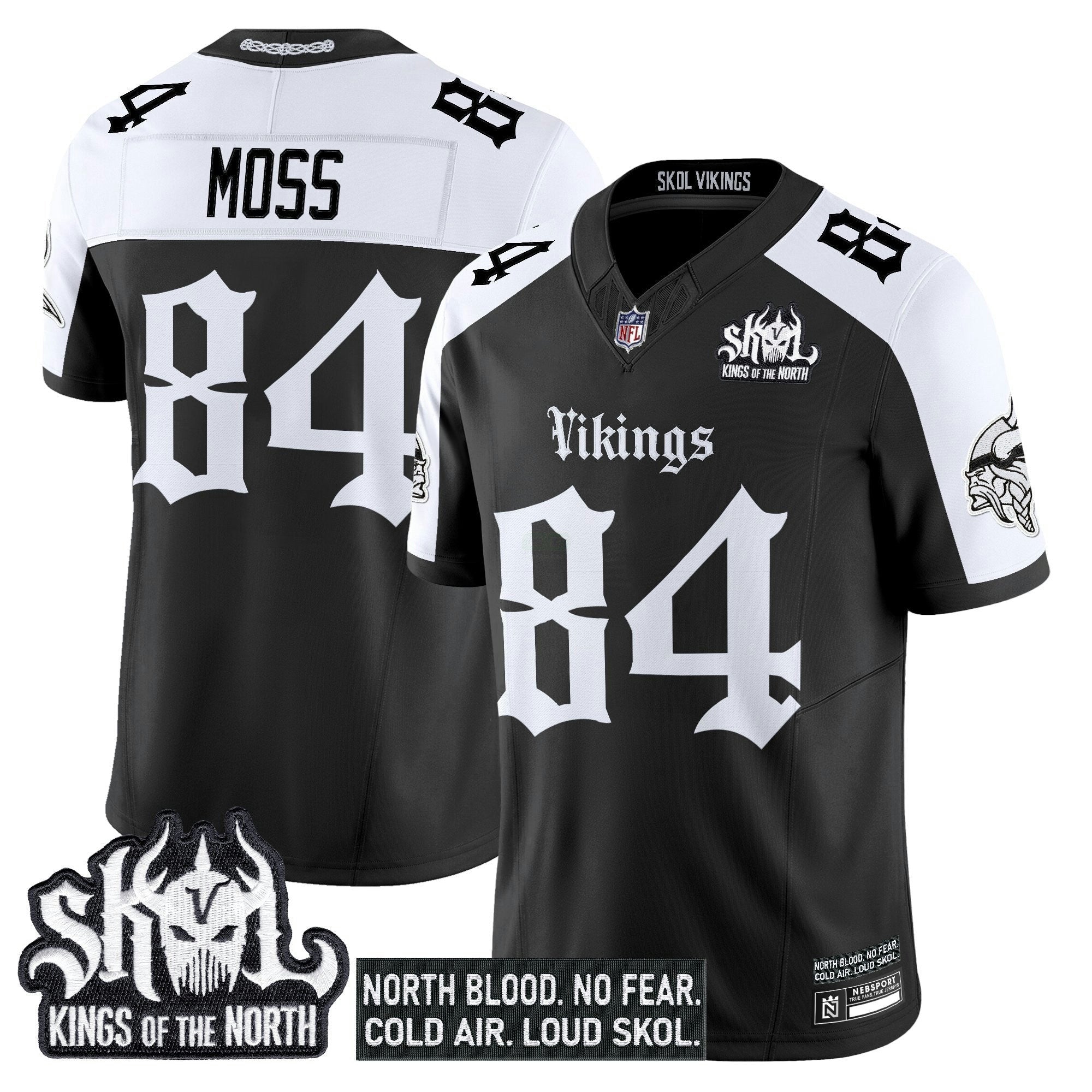 Camisa NFL Men’s Minnesota ‘Gothic Norseblood Edition’ Vapor Limited Jersey