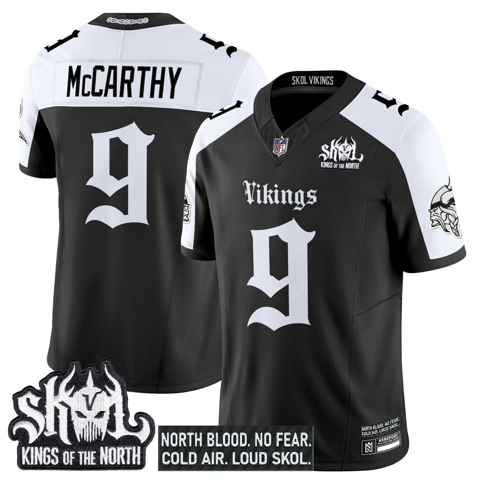 Camisa NFL Men’s Minnesota ‘Gothic Norseblood Edition’ Vapor Limited Jersey