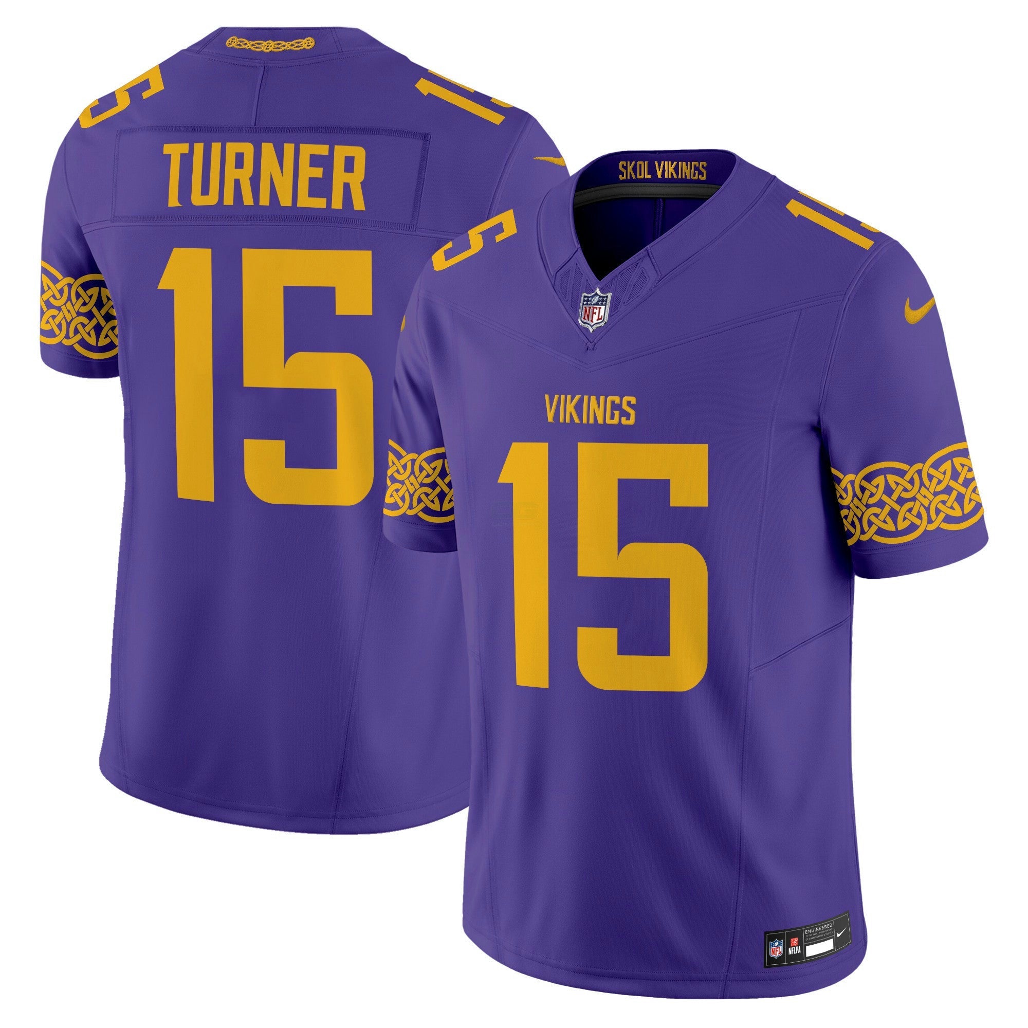 Camisa NFL Men’s Minnesota Nordic Pattern Vapor Limited Jersey