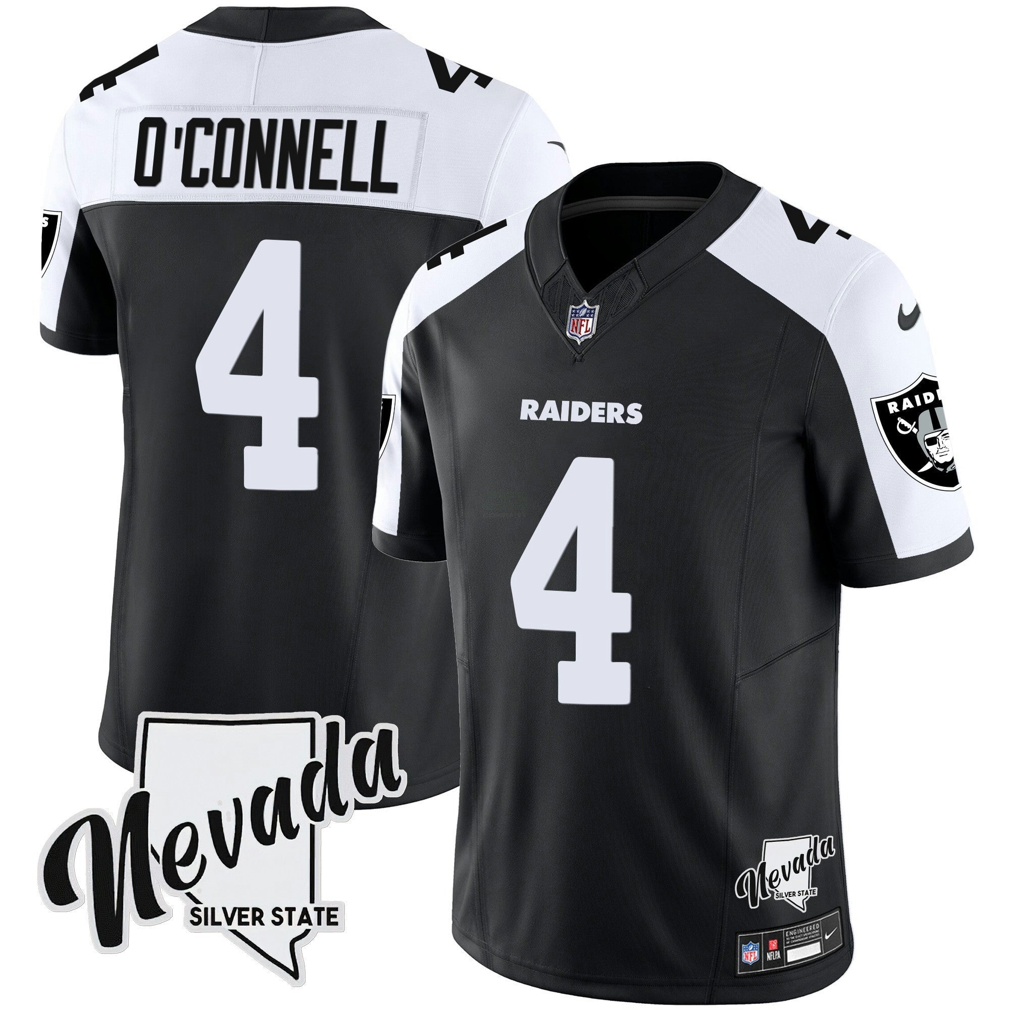 Camisa NFL Men’s Nevada Silver State Patch Vapor Jersey V2