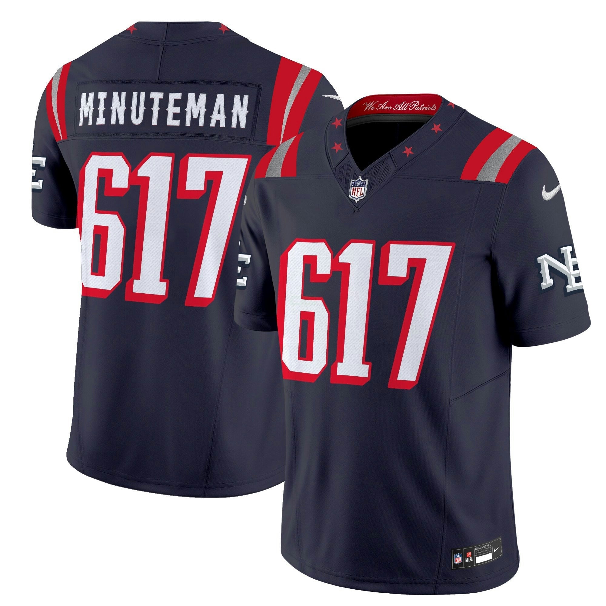 Camisa NFL Men’s New England 2025 “Rivalries” Vapor Limited Jersey