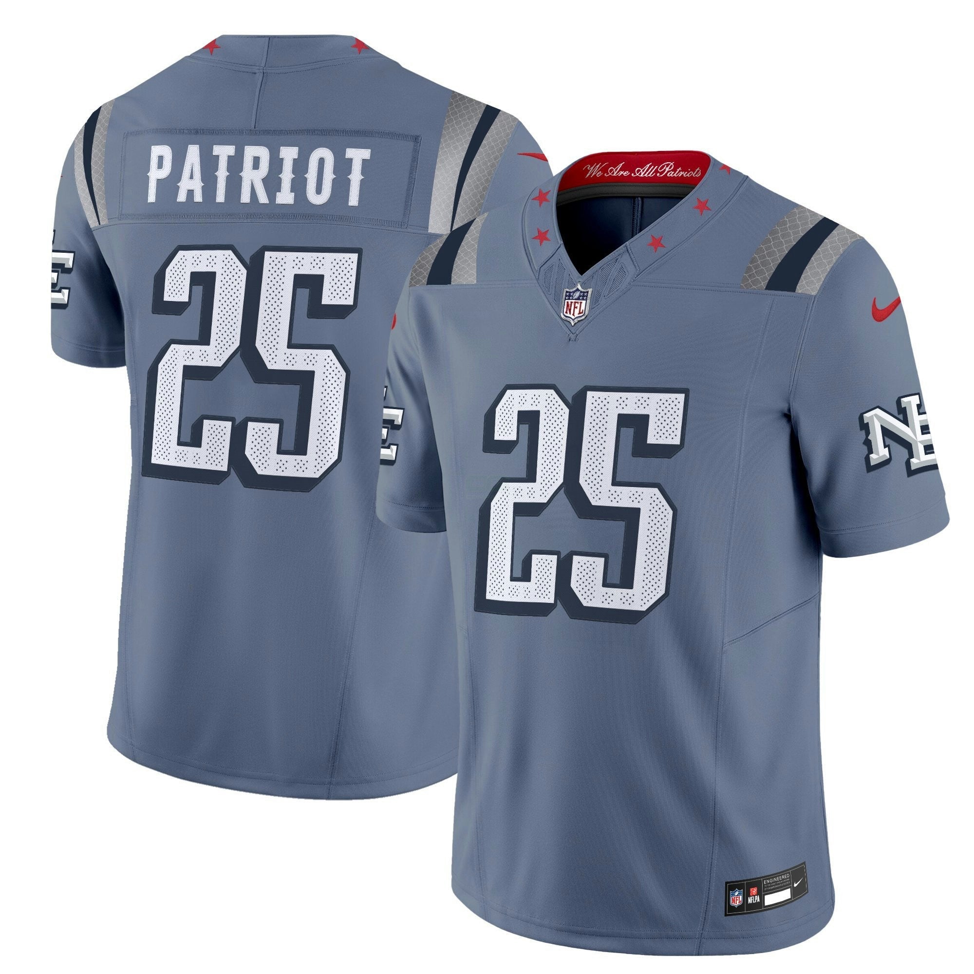 Camisa NFL Men’s New England 2025 “Rivalries” Vapor Limited Jersey