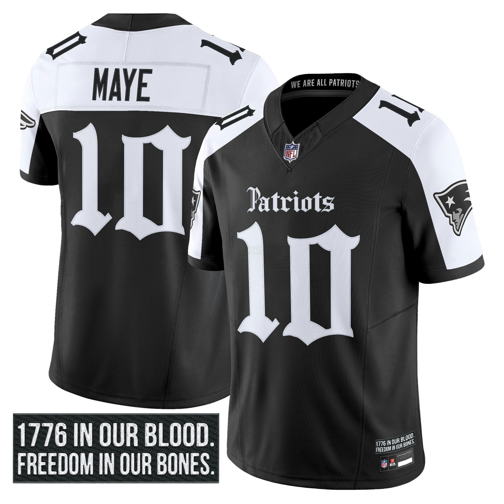 Camisa NFL Men’s New England ‘Gothic Revolution Edition’ Vapor Limited Jersey