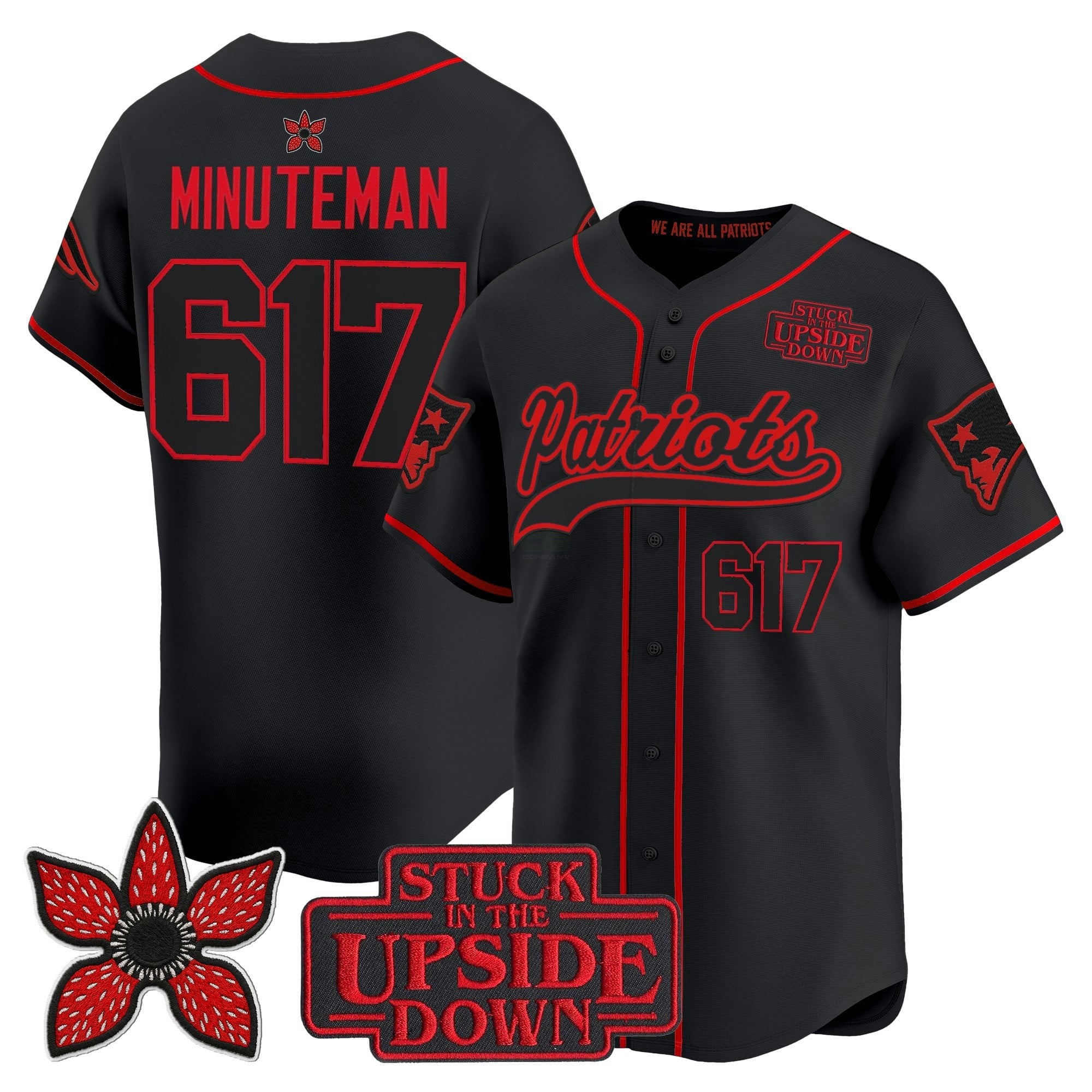 Camisa NFL Men’s New England ‘Stranger Things Edition’ Vapor Jersey