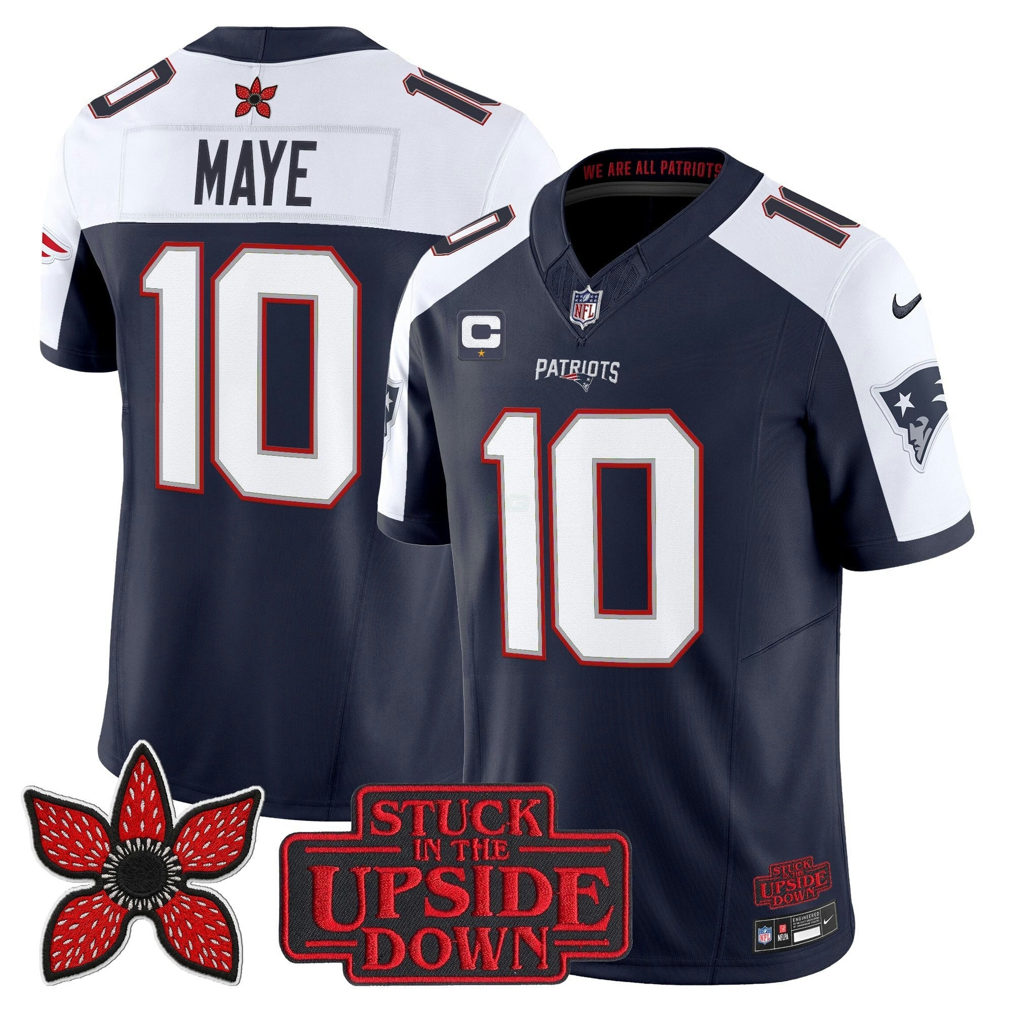 Camisa NFL Men’s New England ‘Stranger Things Edition’ Vapor Limited Jersey V2
