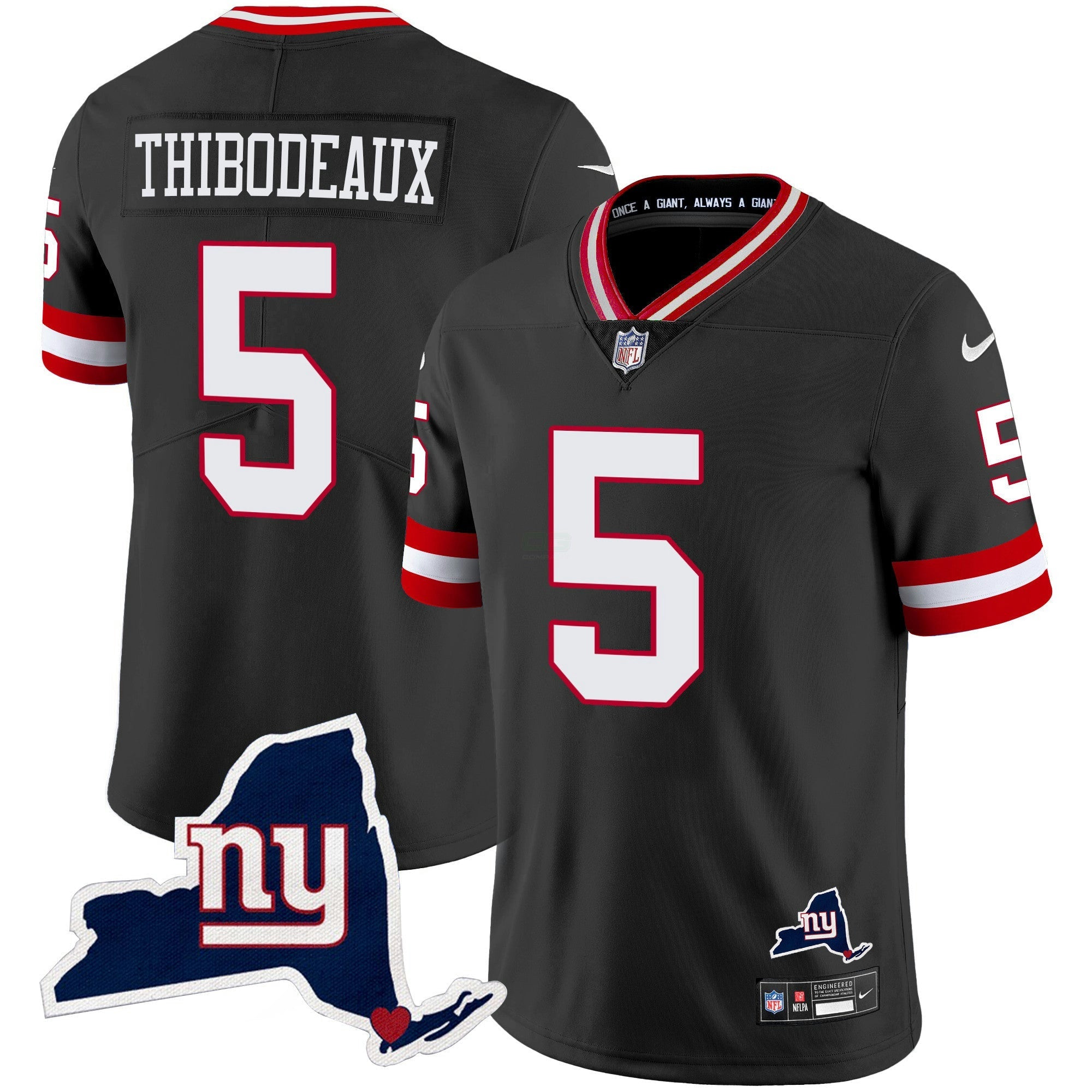 Camisa NFL Men’s New York State Map Patch Limited Jersey