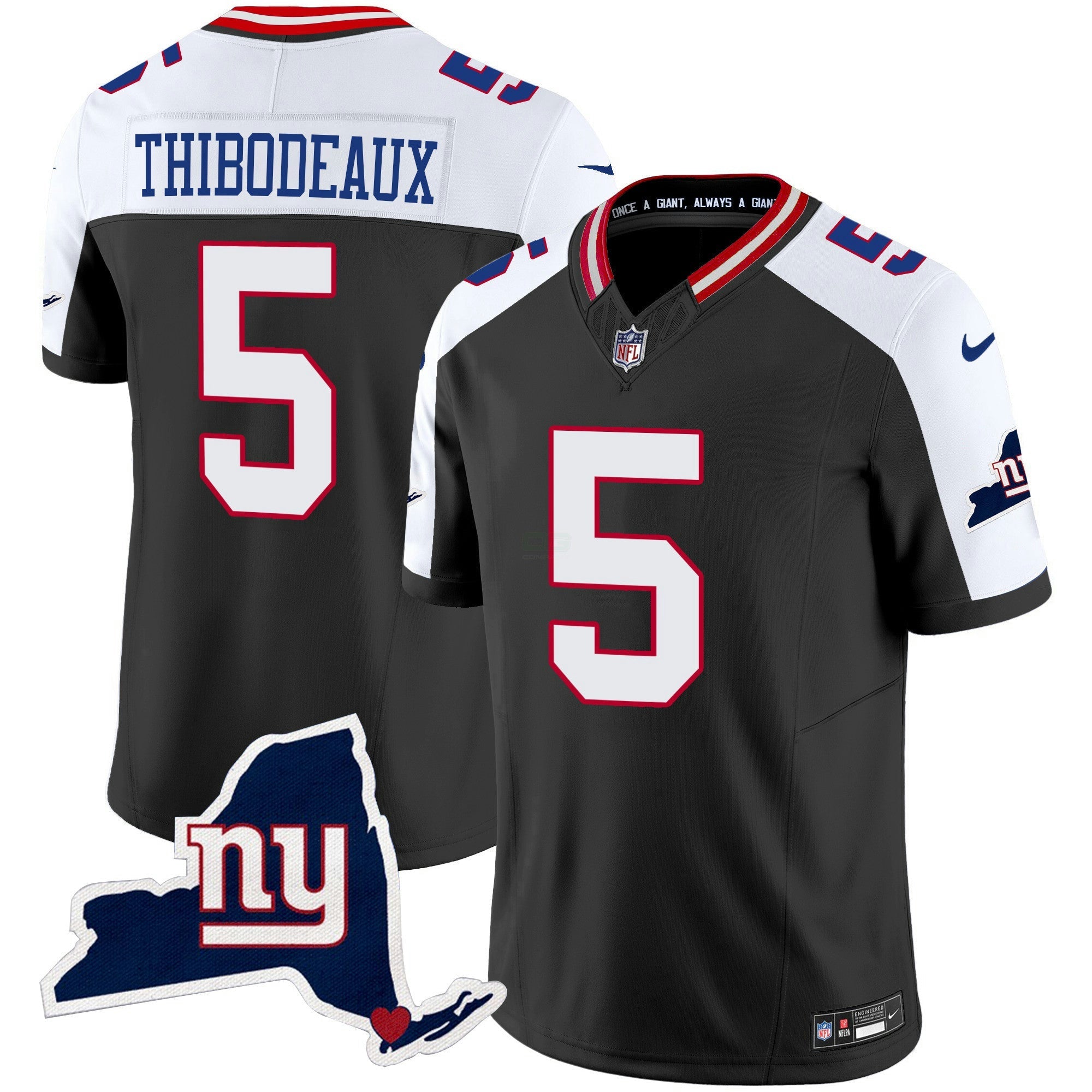 Camisa NFL Men’s New York State Map Patch Limited Jersey V2