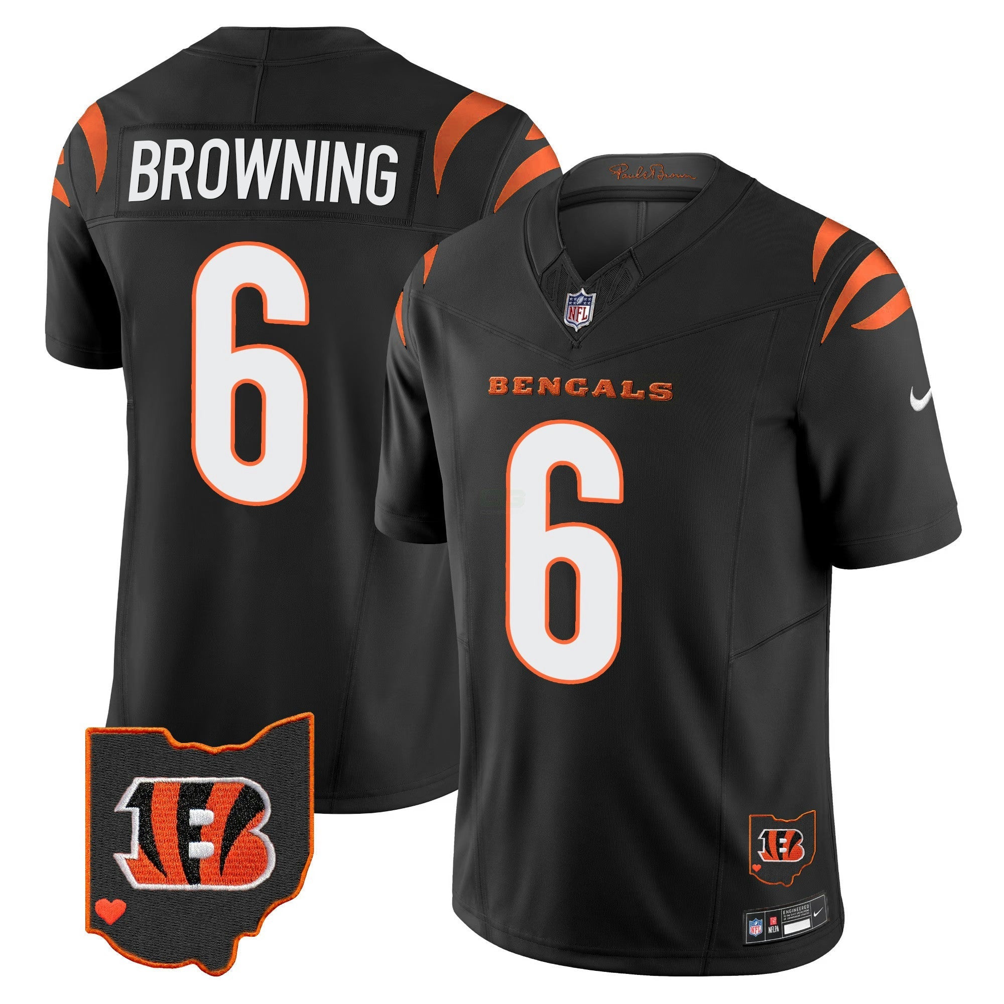 Camisa NFL Men’s Ohio Patch Vapor Limited Jersey