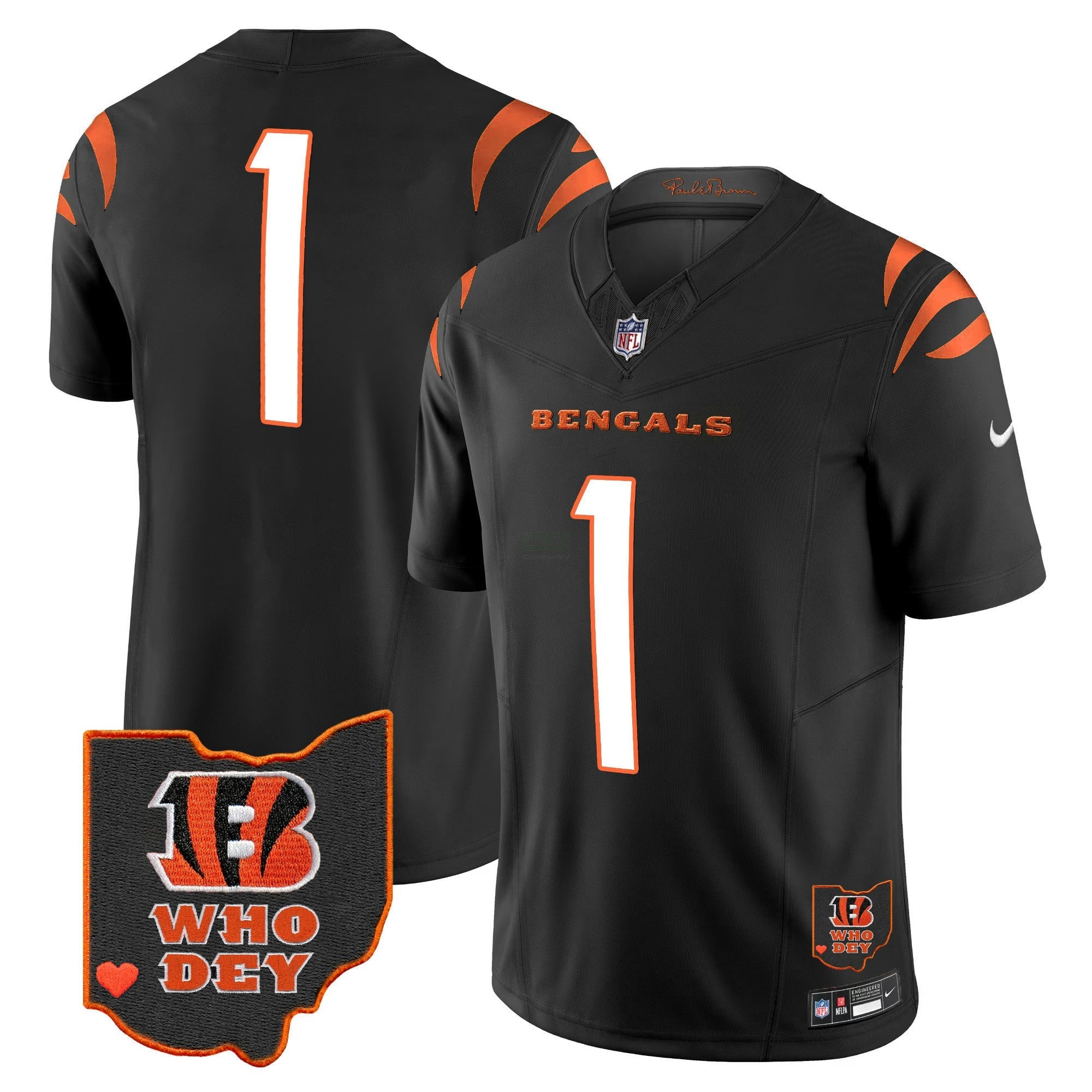 Camisa NFL Men’s Ohio Patch Vapor Limited Jersey V2