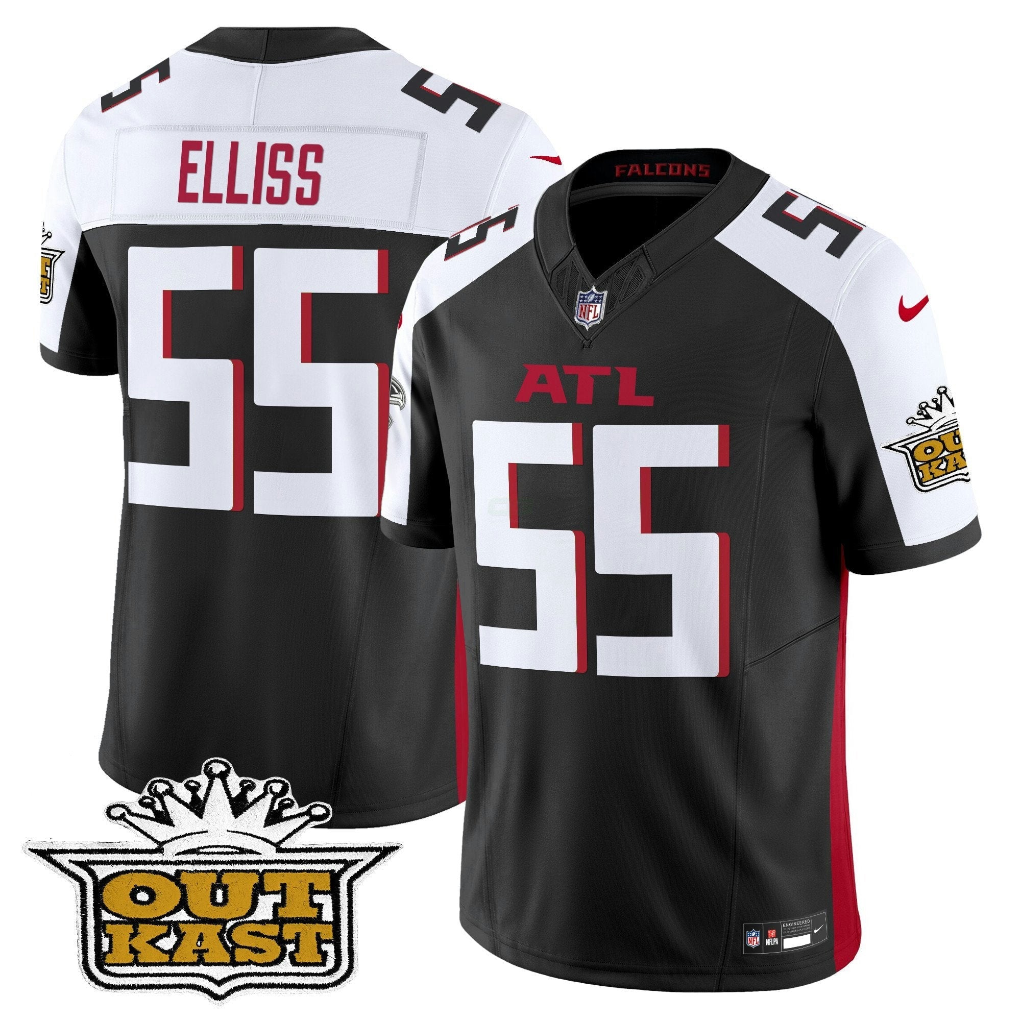 Camisa NFL Men’s Outkast x Atlanta 2024 Vapor Limited Jersey