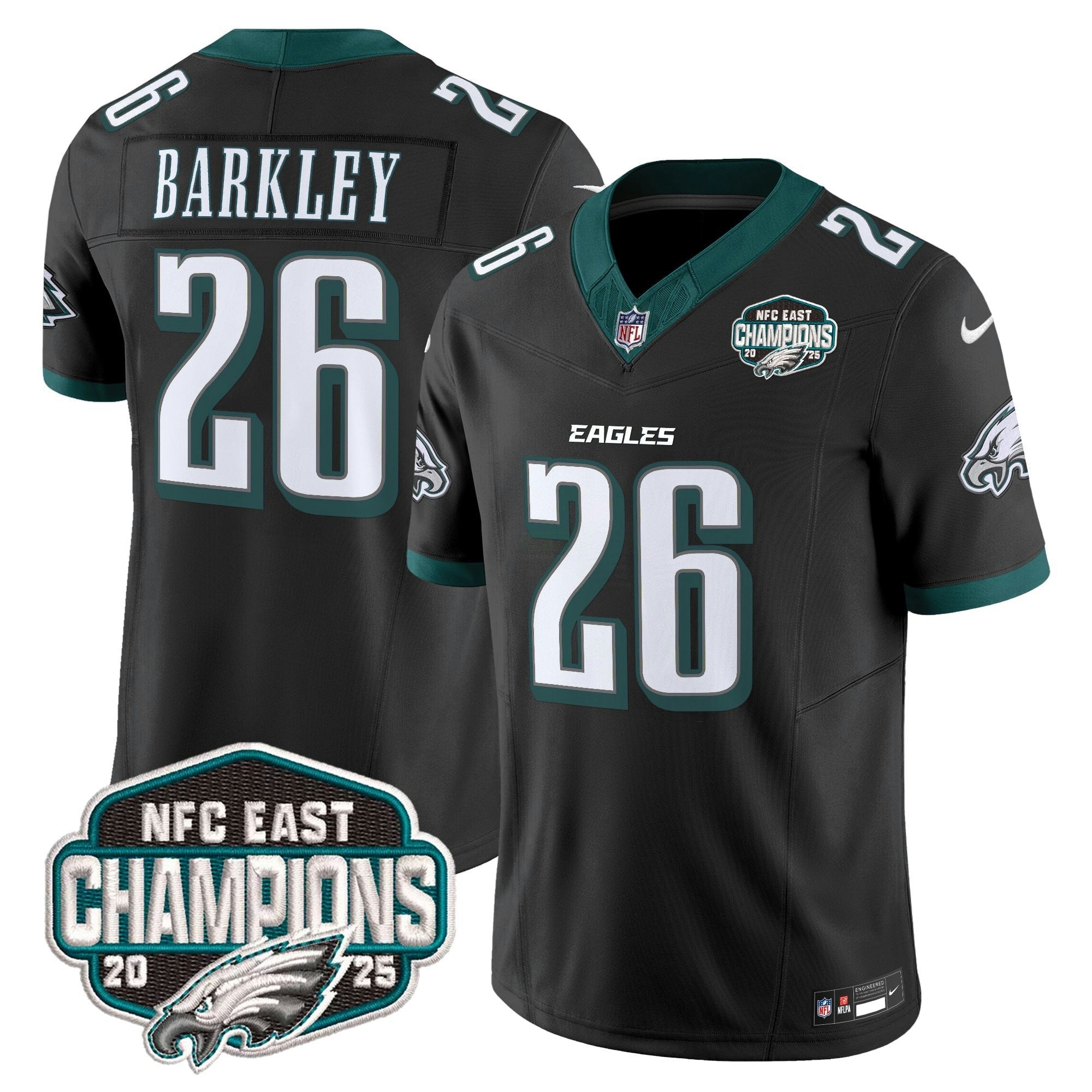 Camisa NFL Men’s Philadelphia 2025 NFC East Division Champions Vapor Limited Jersey