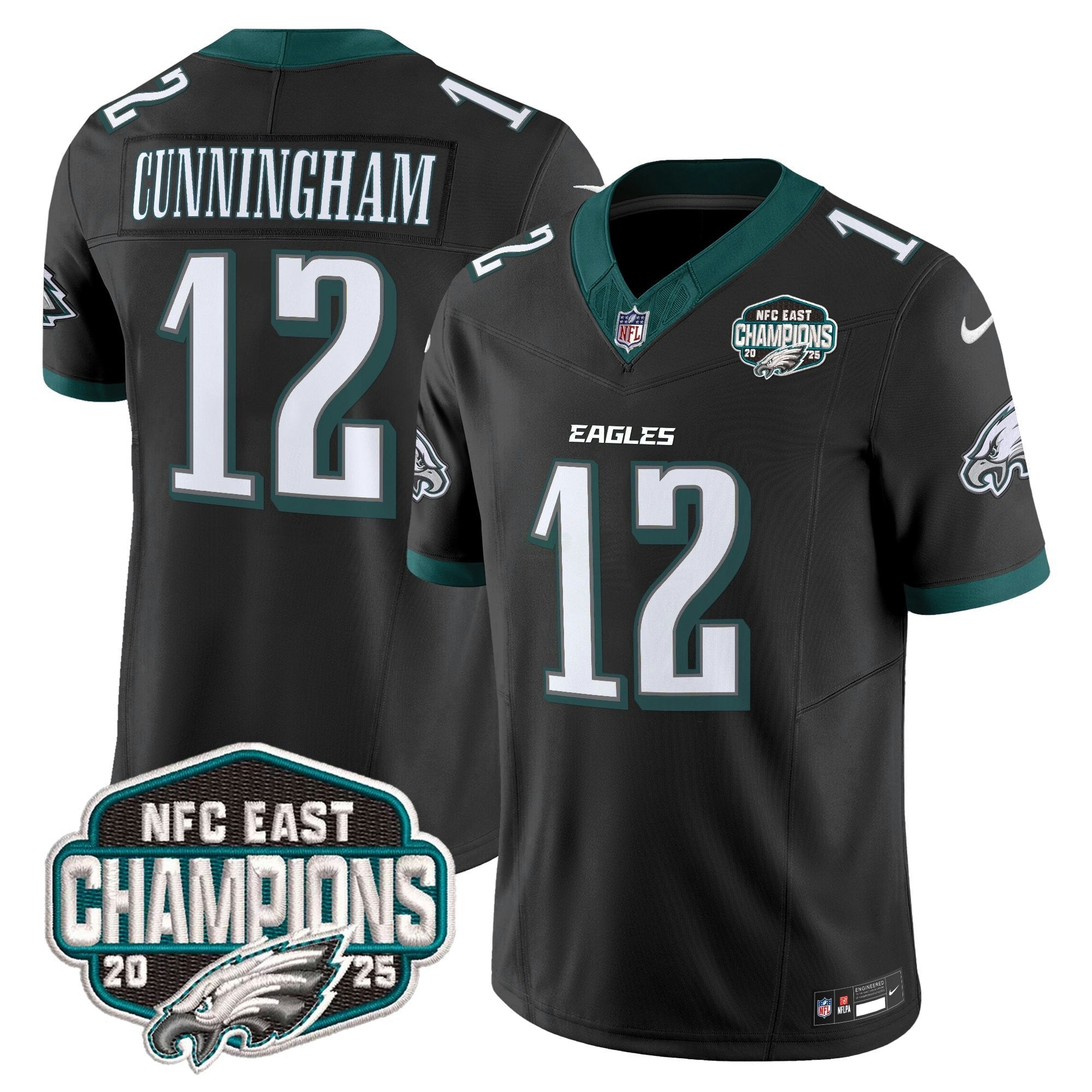 Camisa NFL Men’s Philadelphia 2025 NFC East Division Champions Vapor Limited Jersey