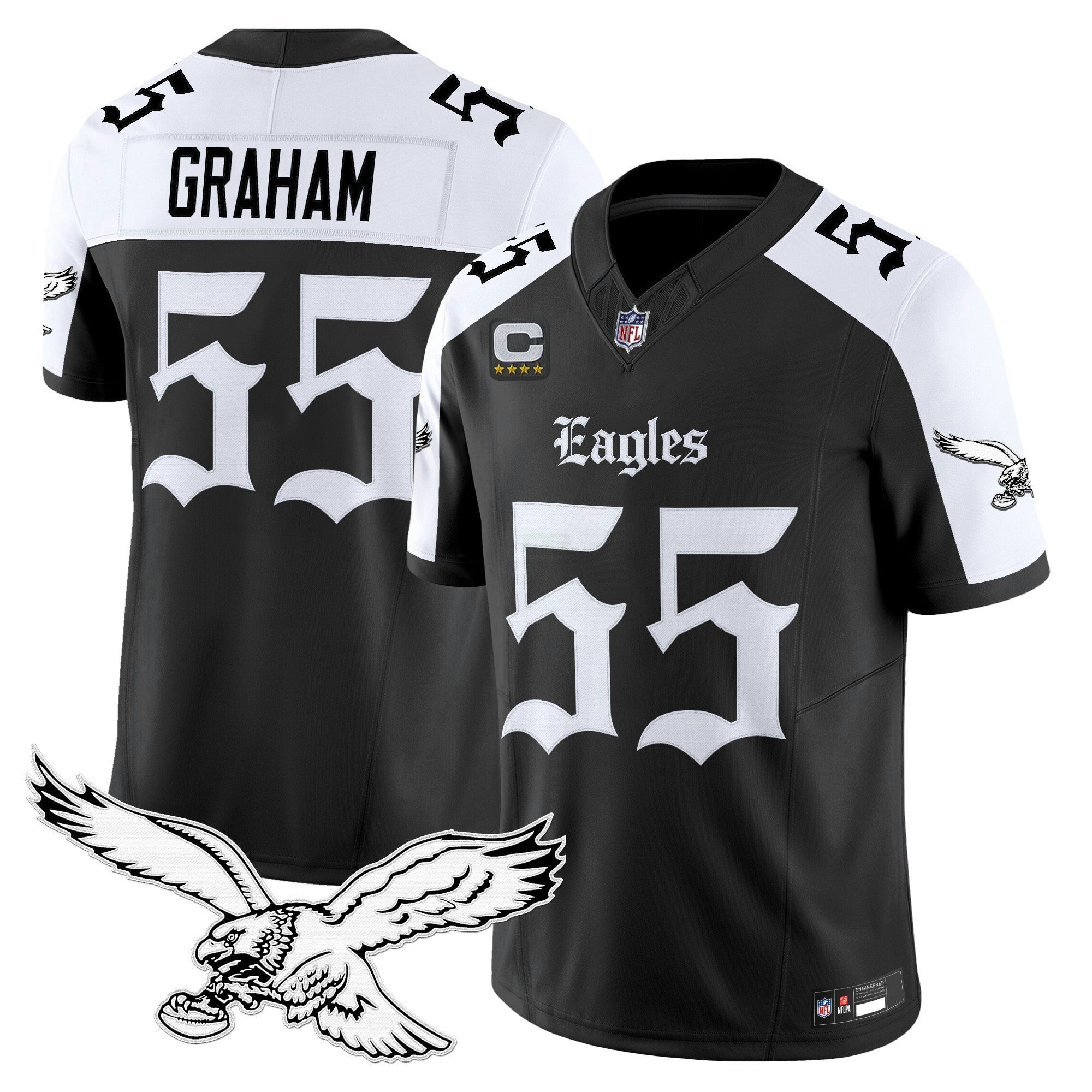 Camisa NFL Men’s Philadelphia ‘Gothic Philly Edition’ Vapor Limited Jersey