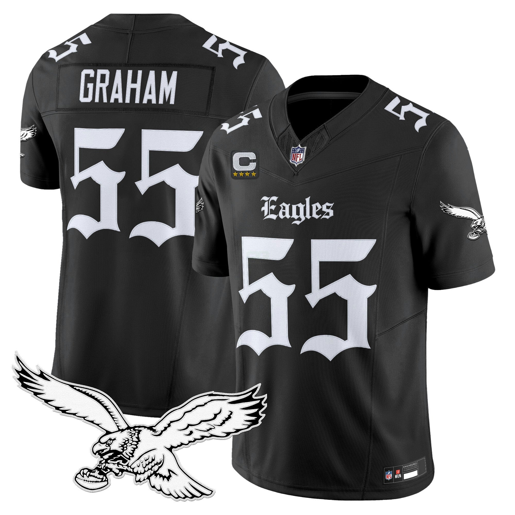 Camisa NFL Men’s Philadelphia ‘Gothic Philly Edition’ Vapor Limited Jersey