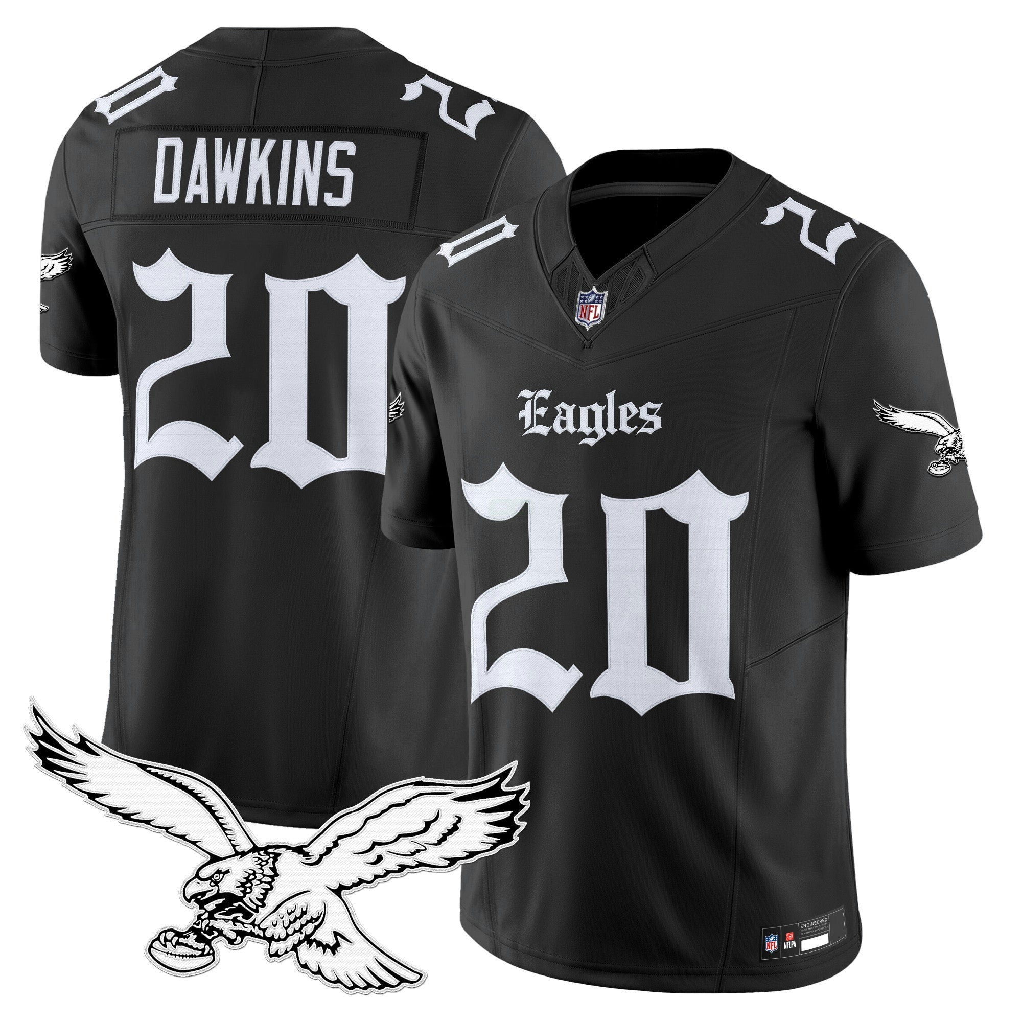 Camisa NFL Men’s Philadelphia ‘Gothic Philly Edition’ Vapor Limited Jersey