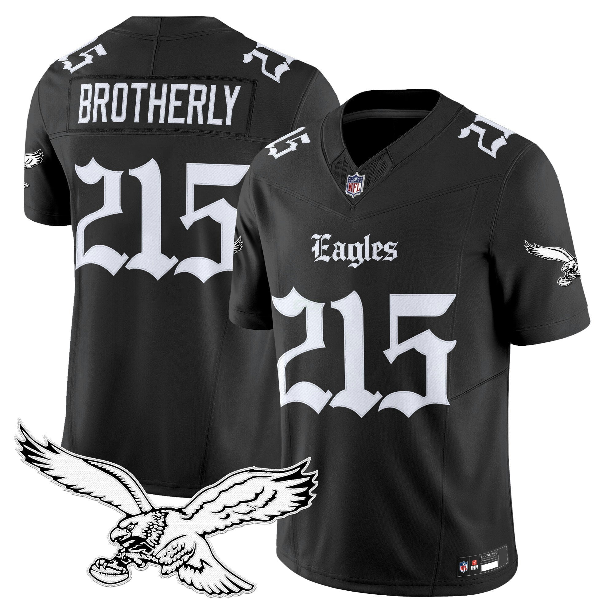 Camisa NFL Men’s Philadelphia ‘Gothic Philly Edition’ Vapor Limited Jersey