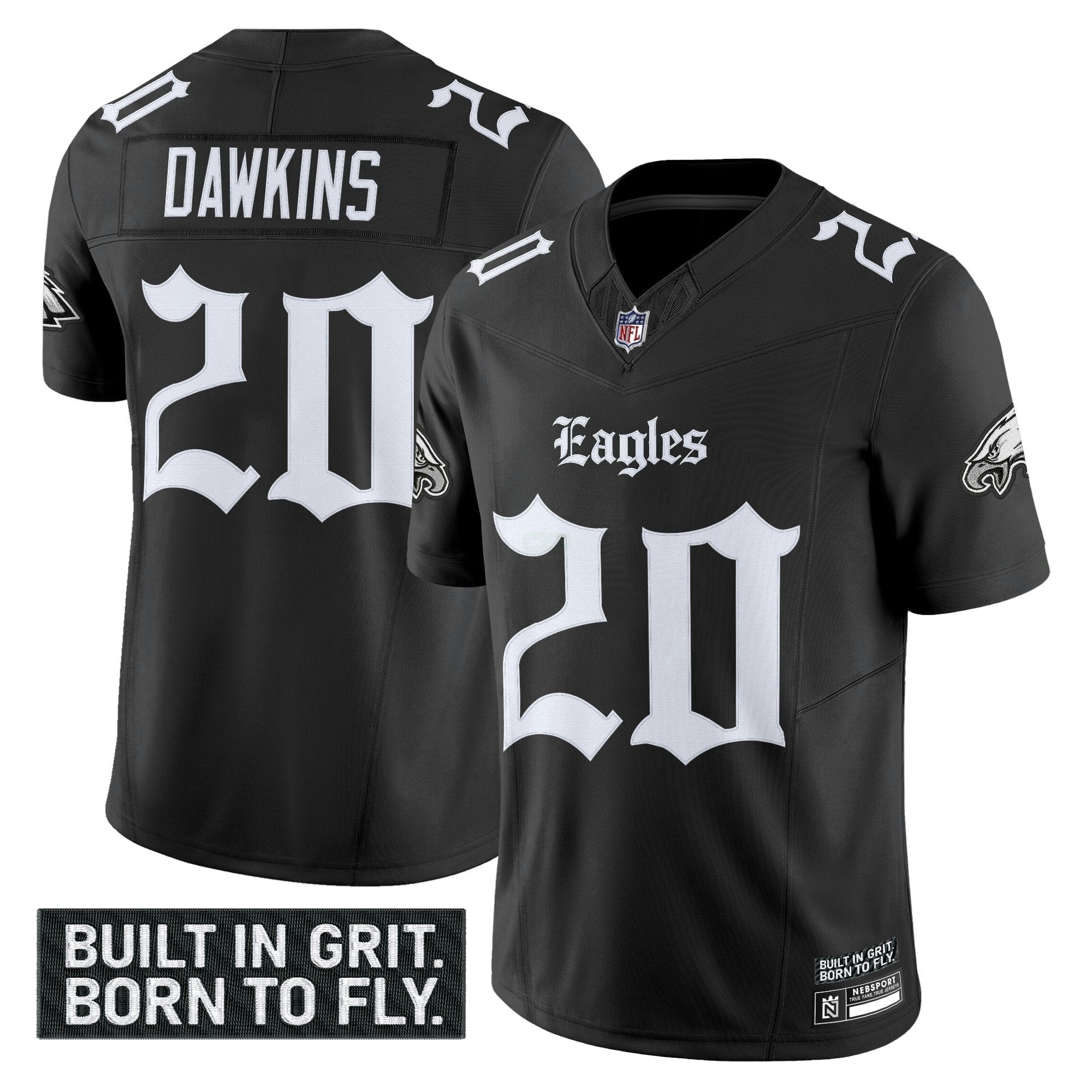 Camisa NFL Men’s Philadelphia ‘Gothic Philly Edition’ Vapor Limited Jersey V2