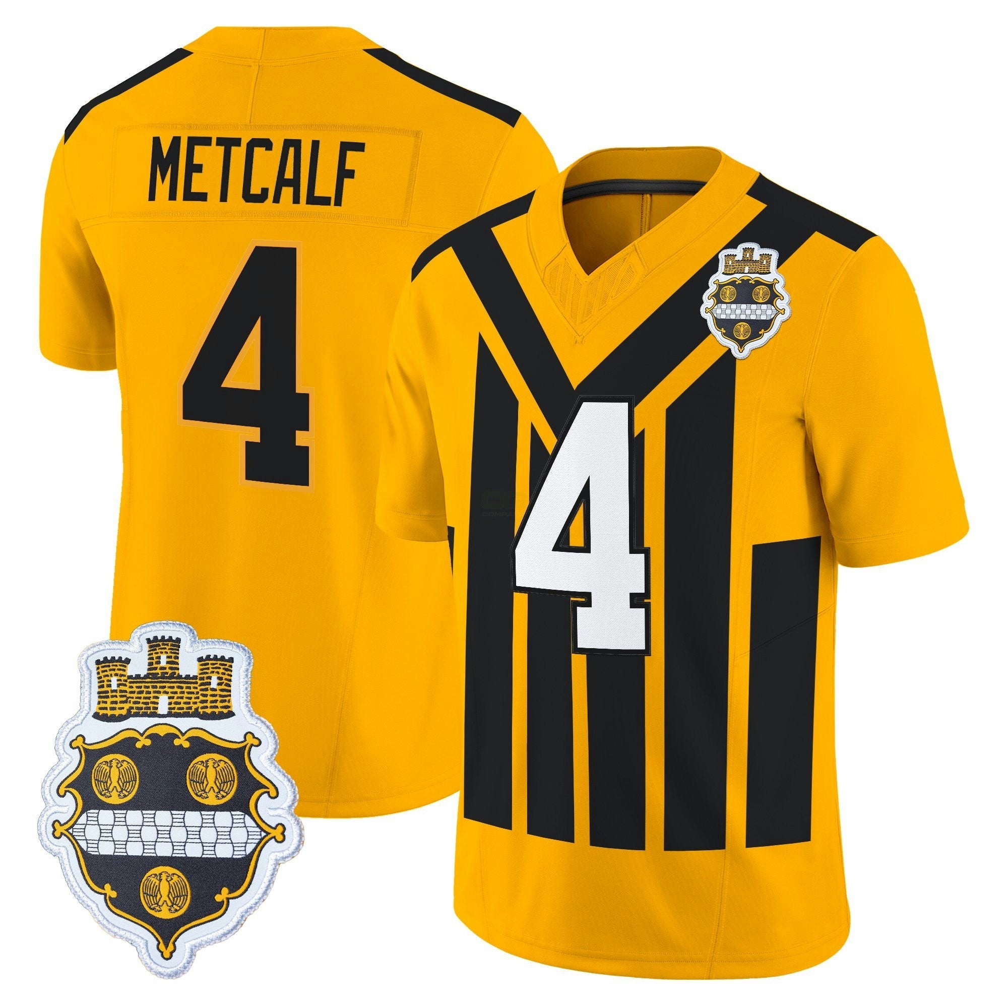 Camisa NFL Men’s Pittsburgh 1933 Patch Throwback Vapor Limited Jersey V2