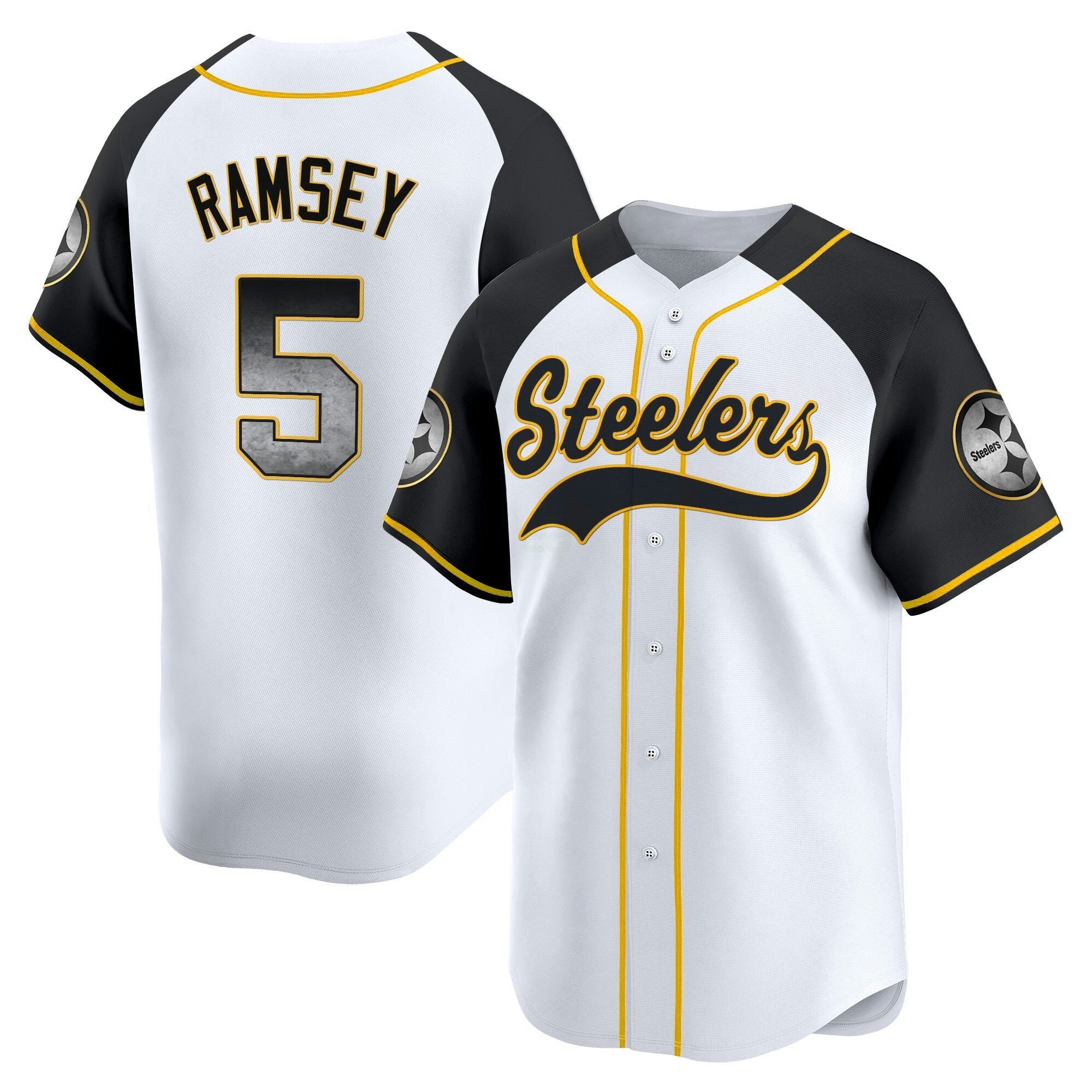 Camisa NFL Men’s Pittsburgh Arch Smoke Vapor Jersey