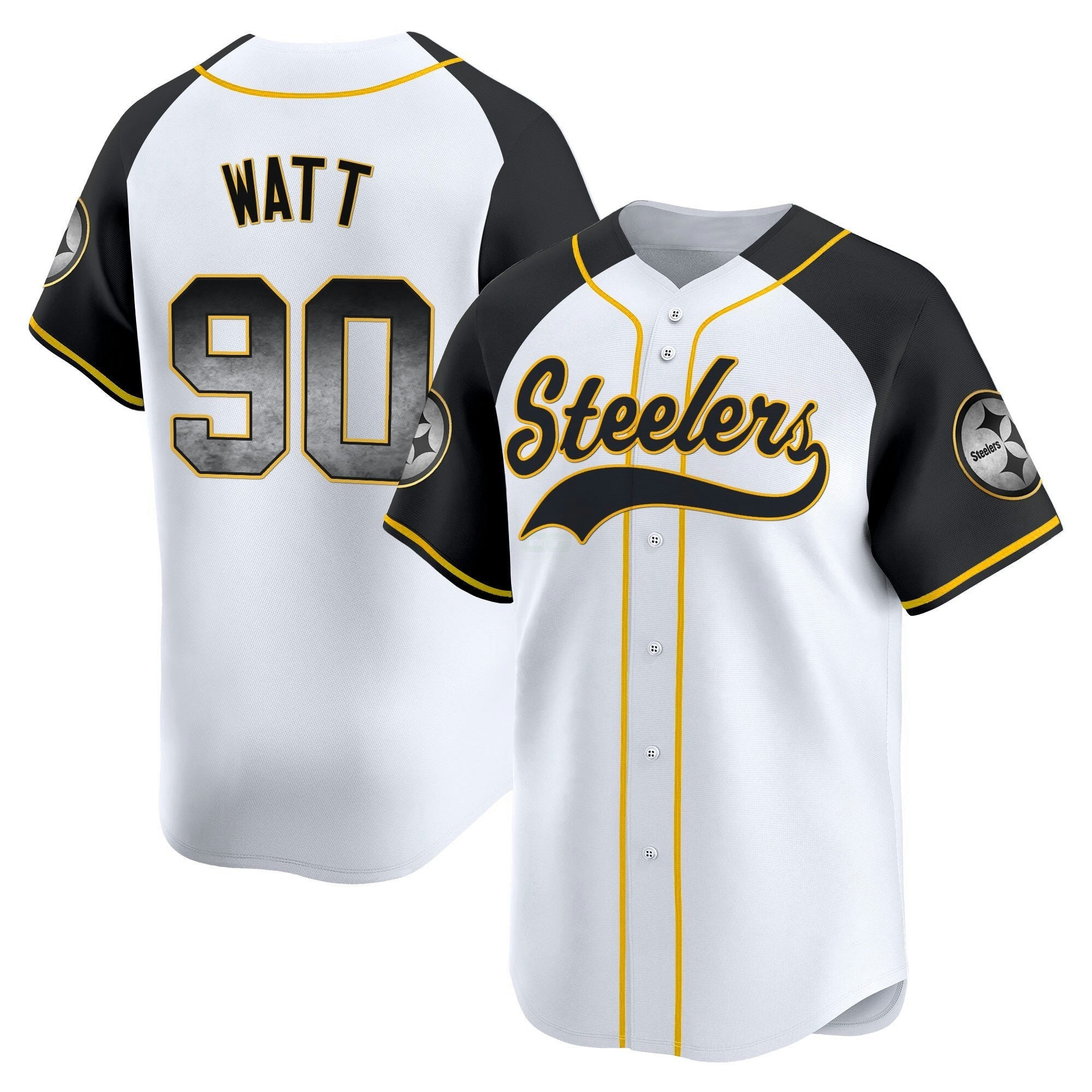 Camisa NFL Men’s Pittsburgh Arch Smoke Vapor Jersey