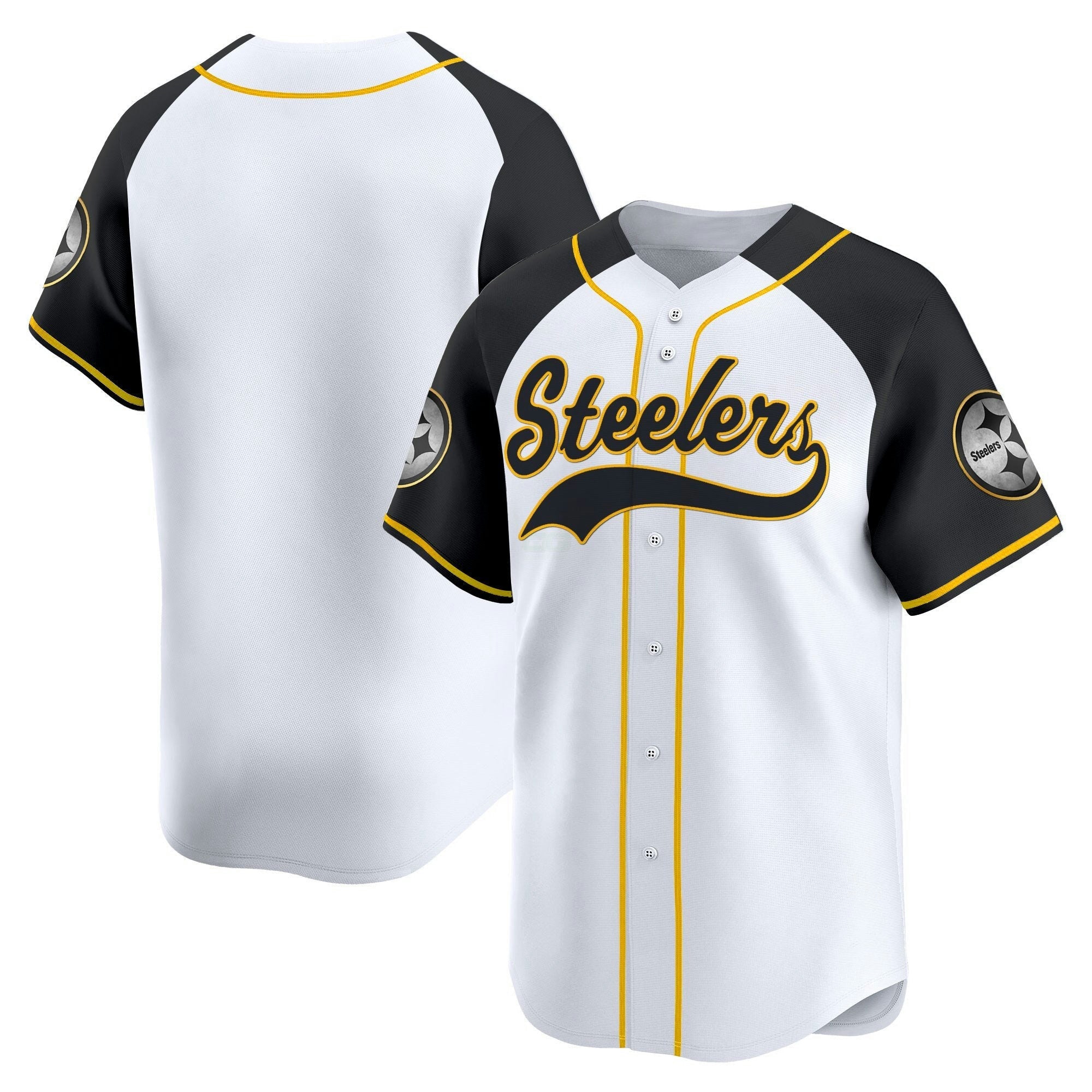 Camisa NFL Men’s Pittsburgh Arch Smoke Vapor Jersey