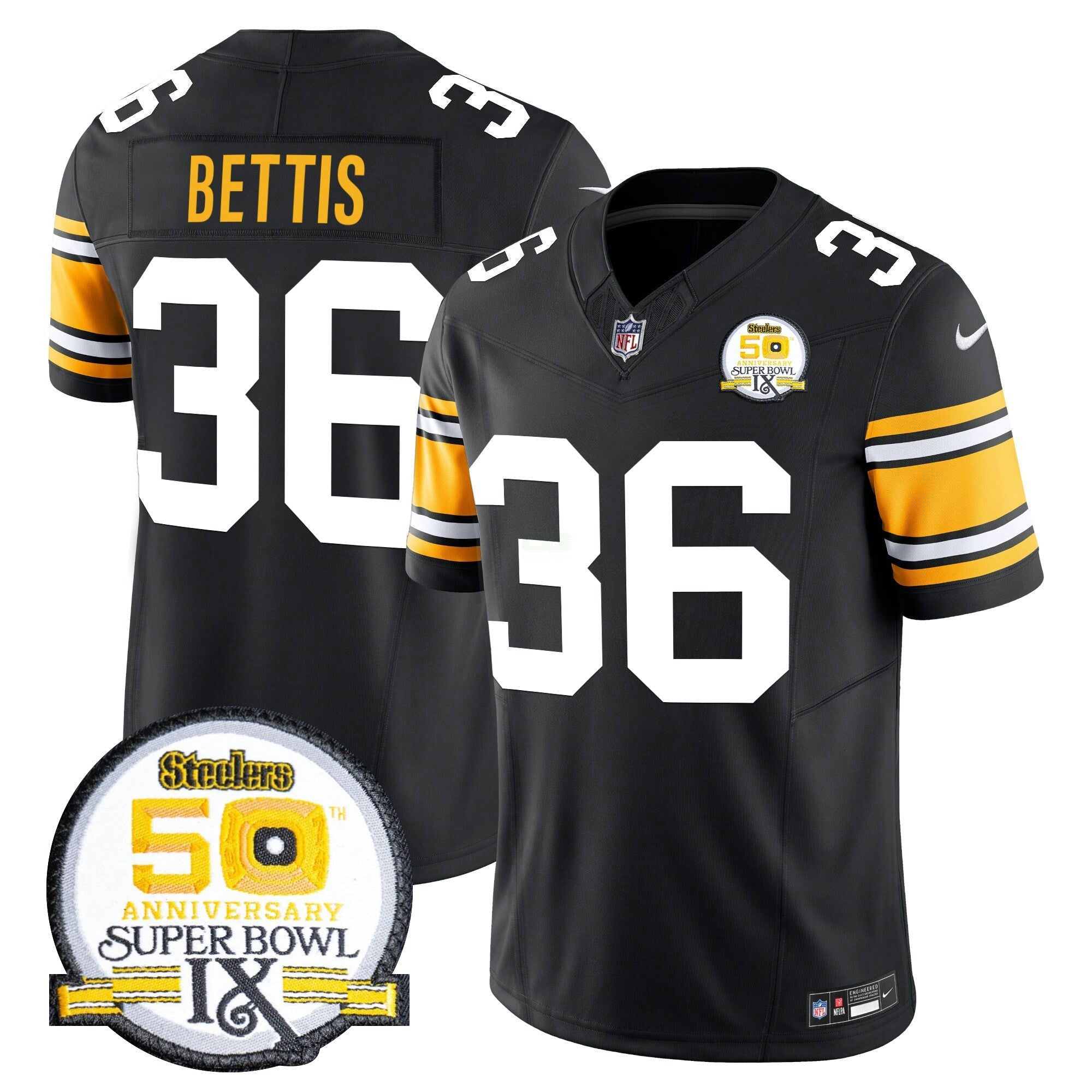 Camisa NFL Men’s Pittsburgh Throwback Vapor Limited Jersey