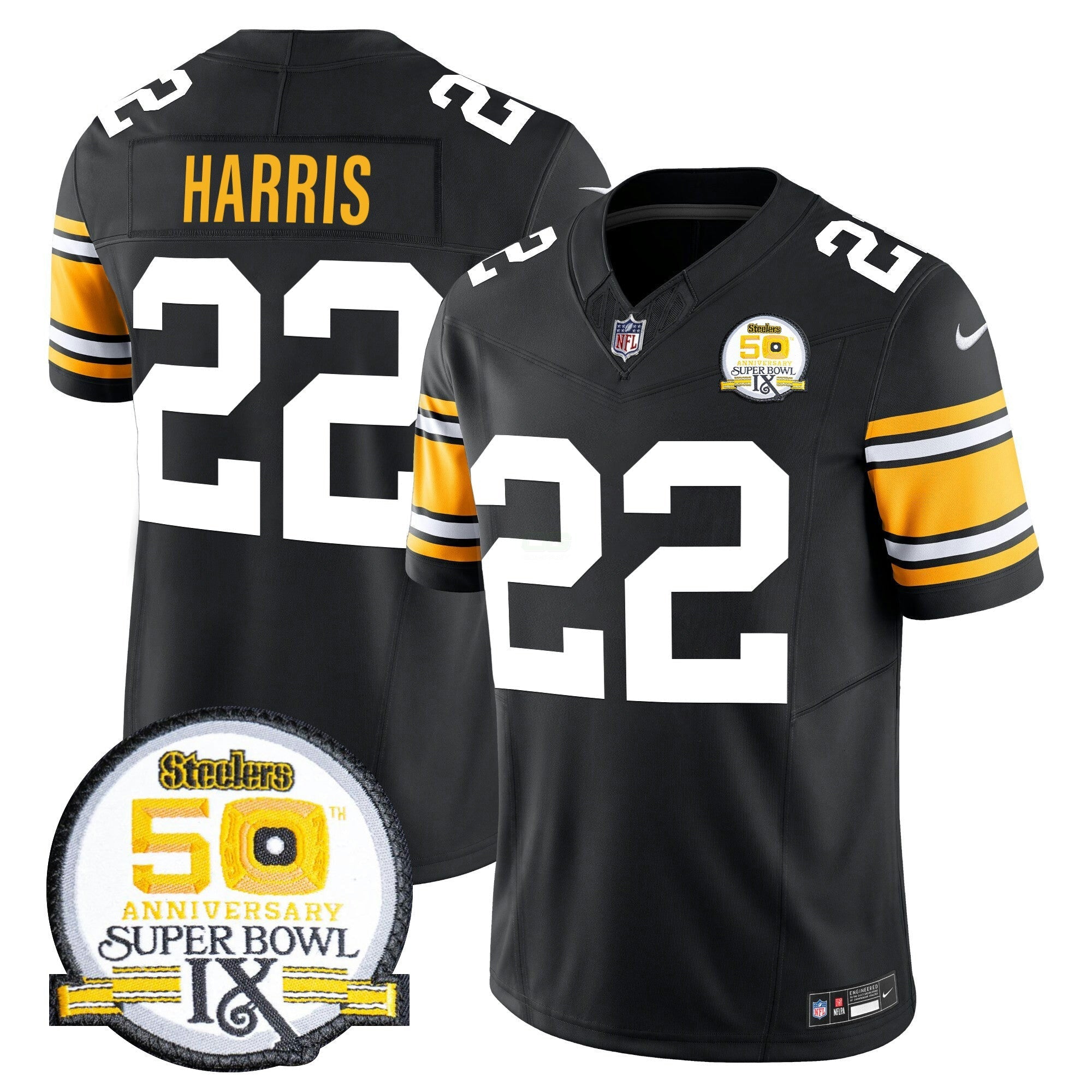 Camisa NFL Men’s Pittsburgh Throwback Vapor Limited Jersey