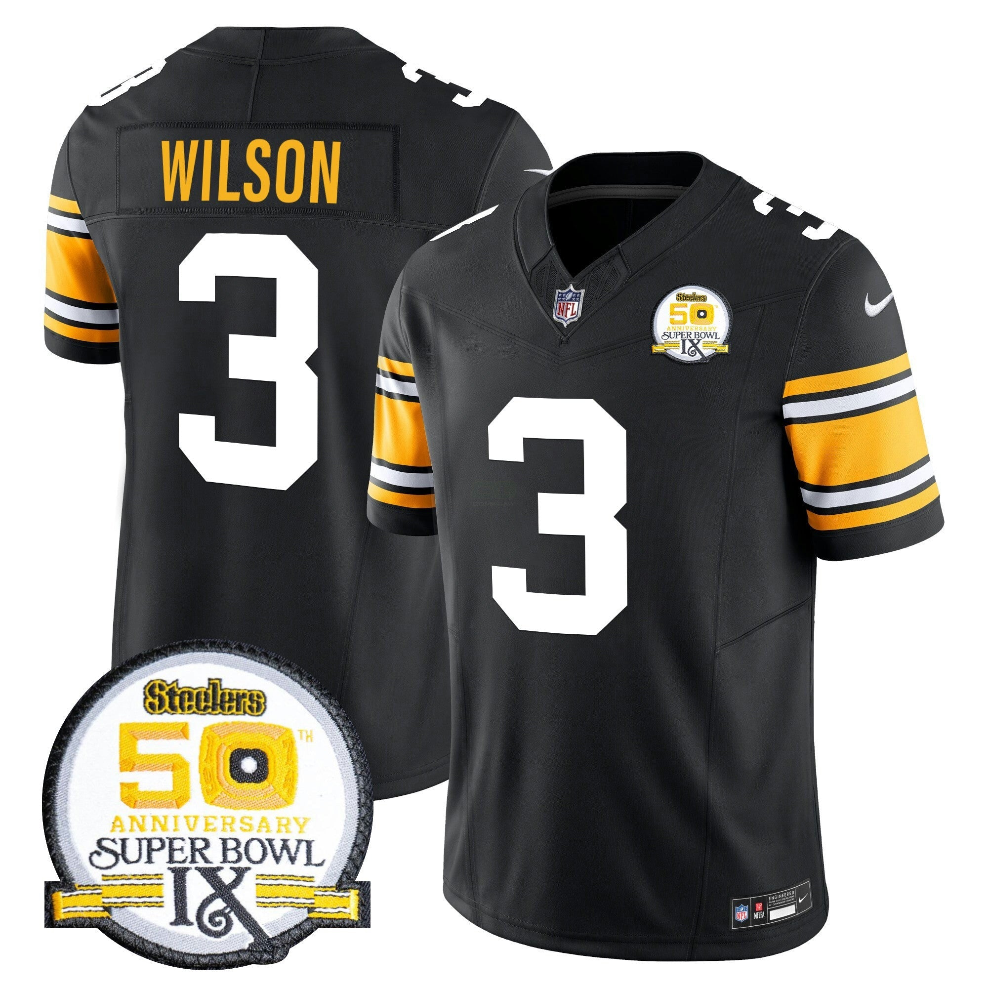 Camisa NFL Men’s Pittsburgh Throwback Vapor Limited Jersey