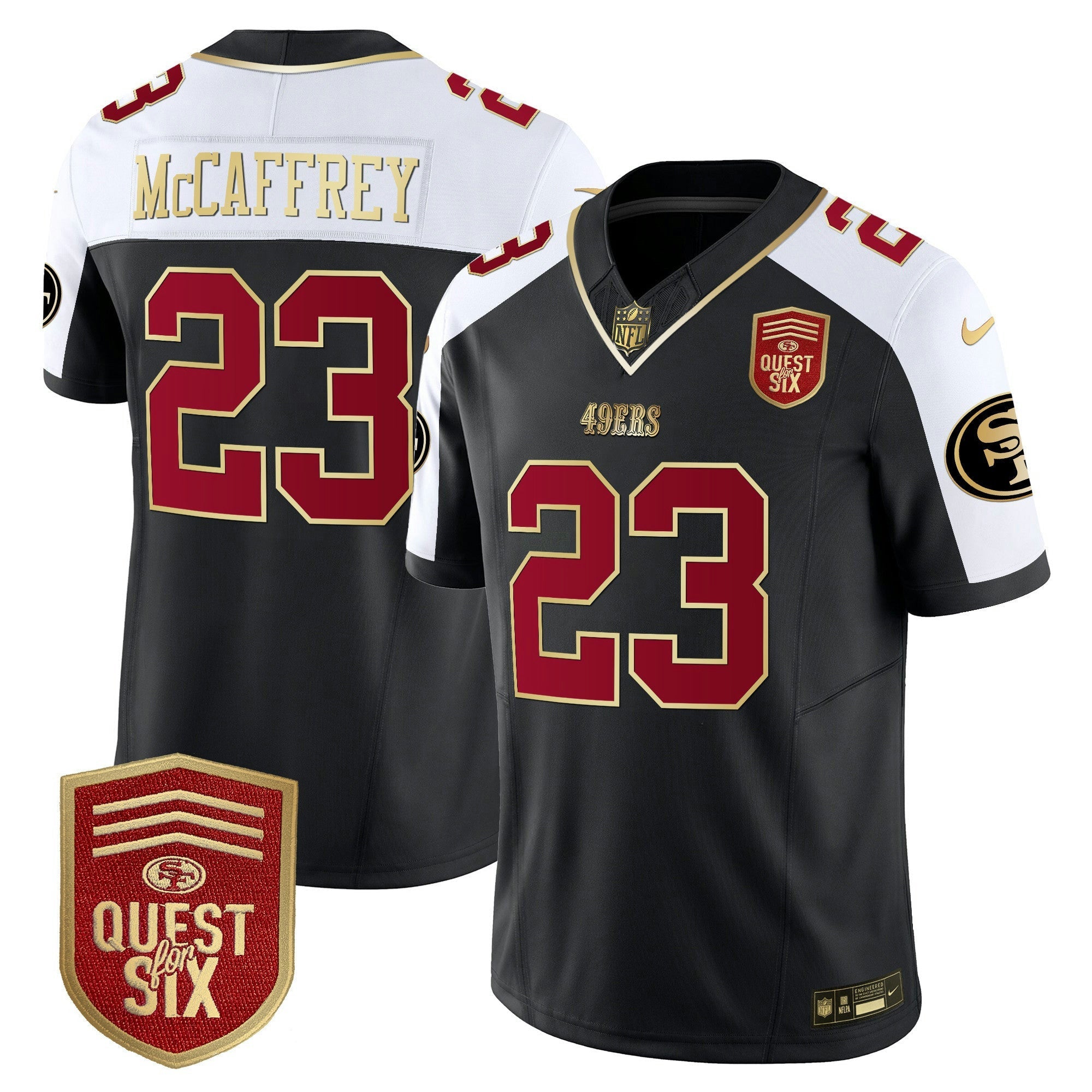 Camisa NFL Men’s Quest For Six Patch Vapor Limited Jersey