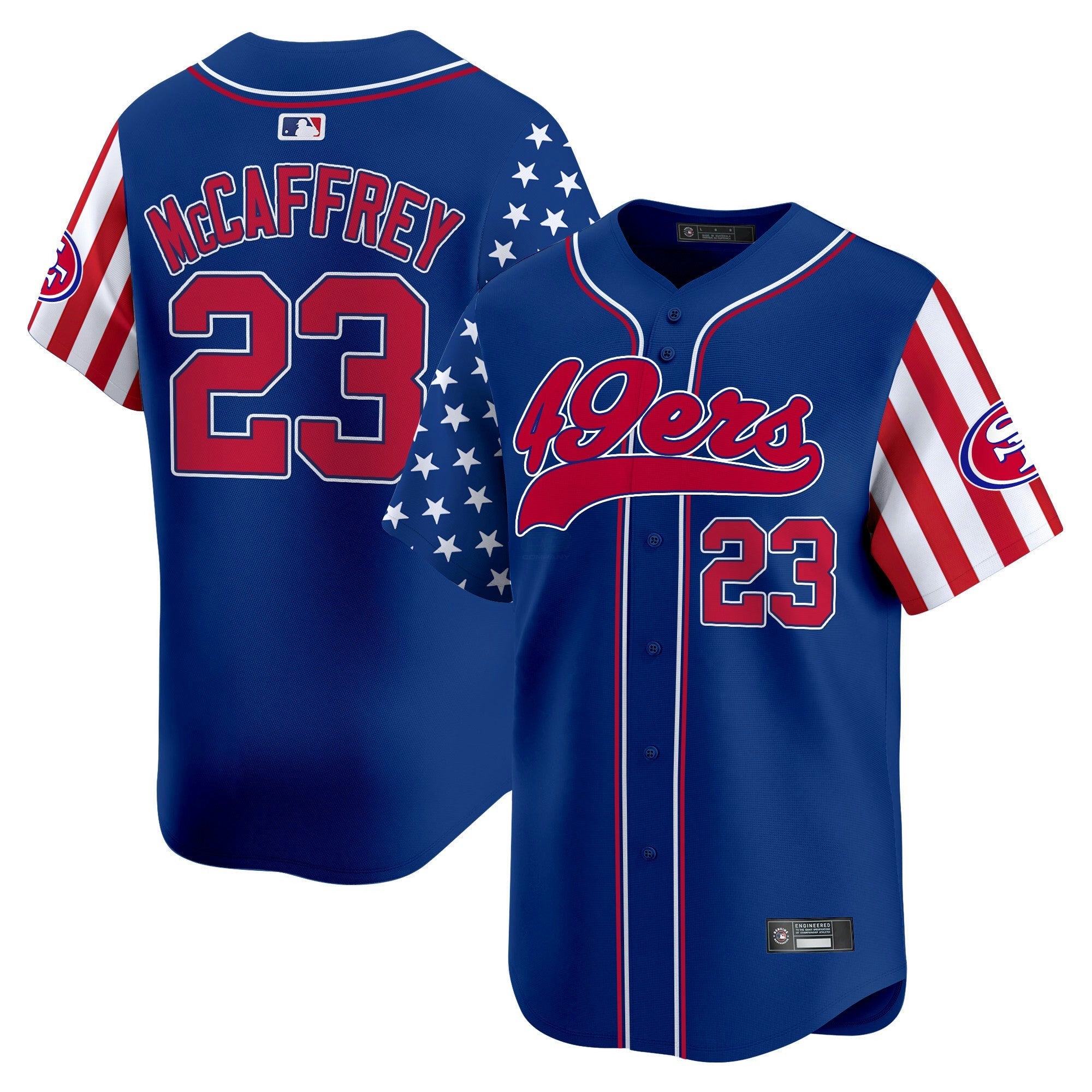 Camisa NFL Men’s San Francisco 2025 Independence Day Vapor Jersey
