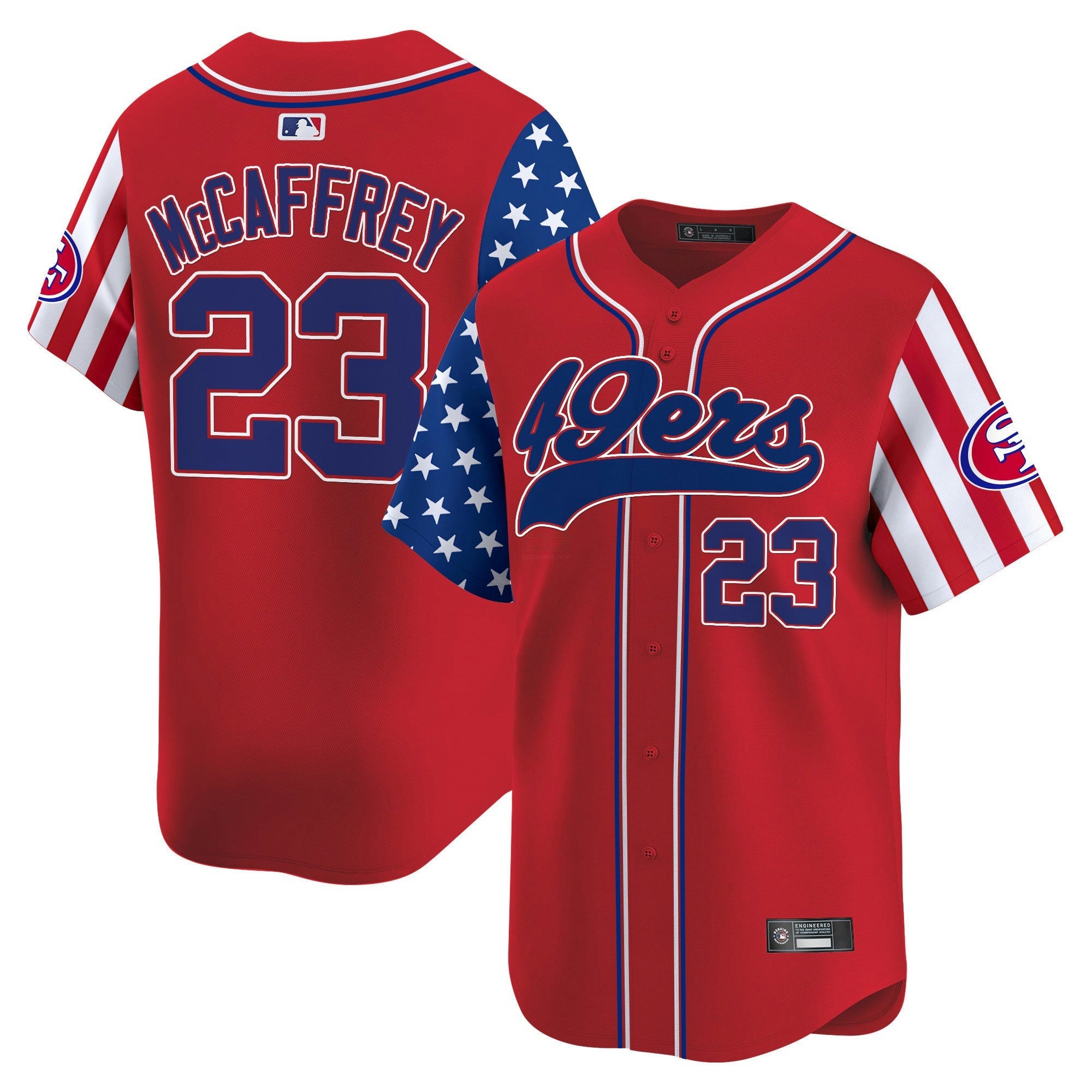Camisa NFL Men’s San Francisco 2025 Independence Day Vapor Jersey