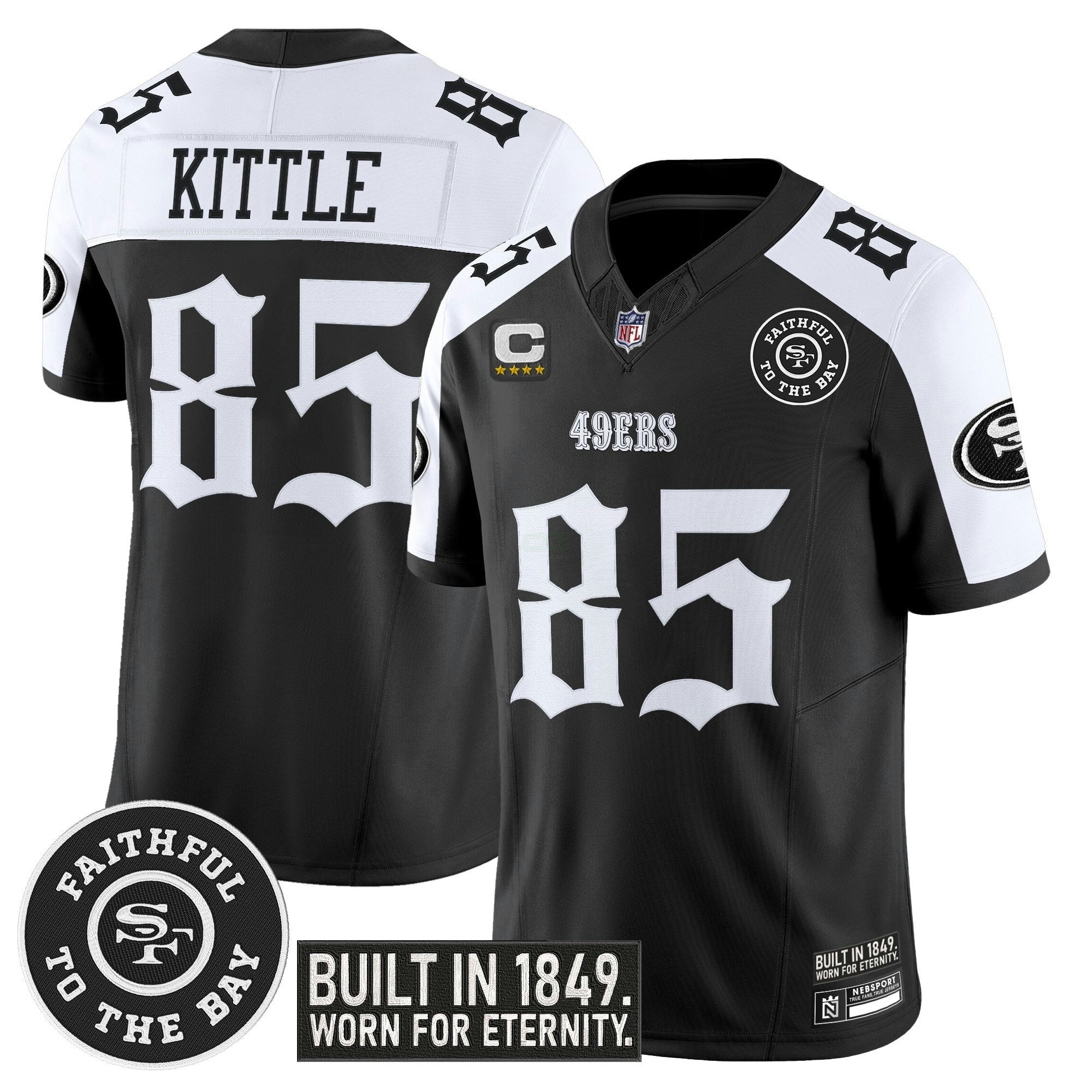 Camisa NFL Men’s San Francisco ‘Fog City Gothic Edition’ Vapor Limited Jersey
