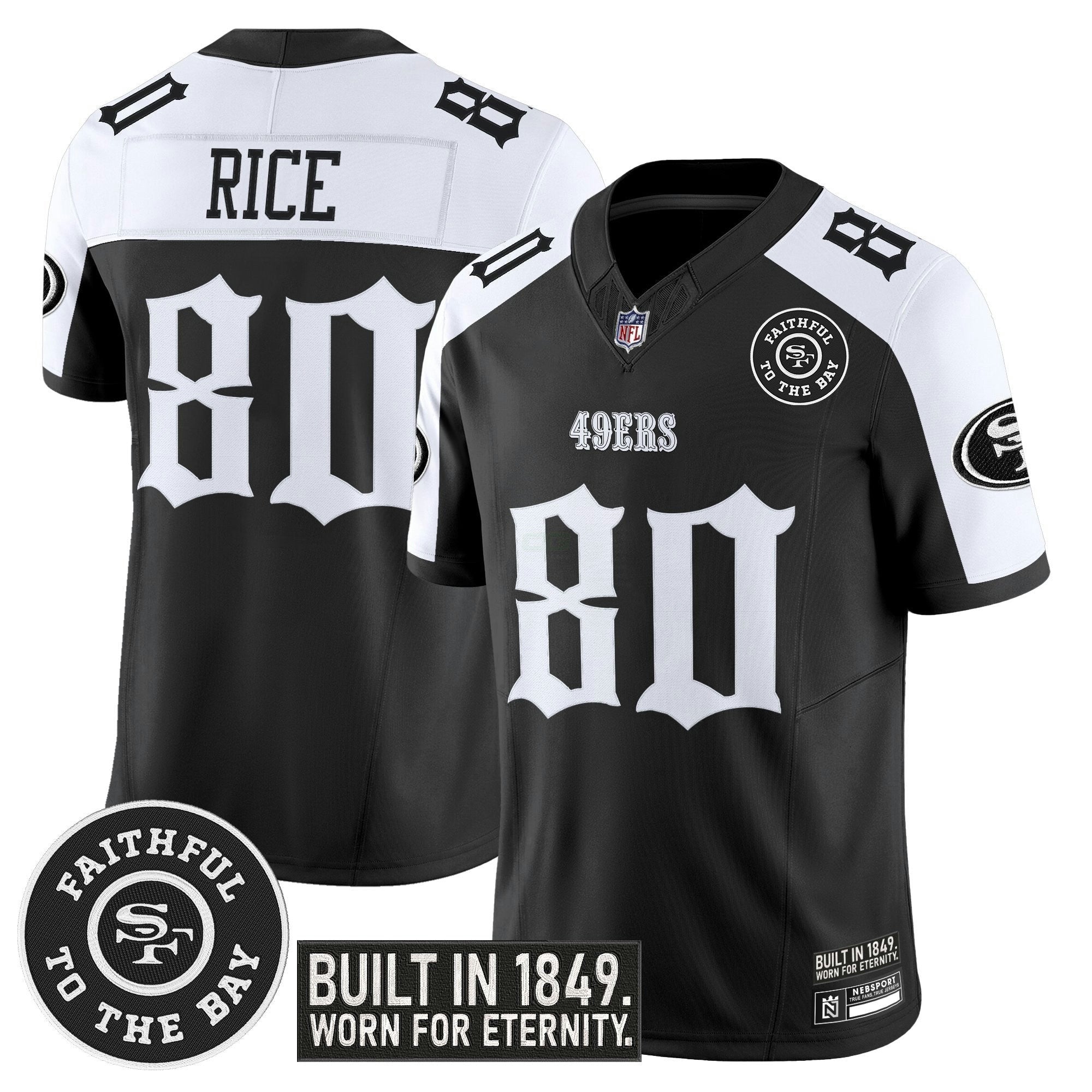 Camisa NFL Men’s San Francisco ‘Fog City Gothic Edition’ Vapor Limited Jersey