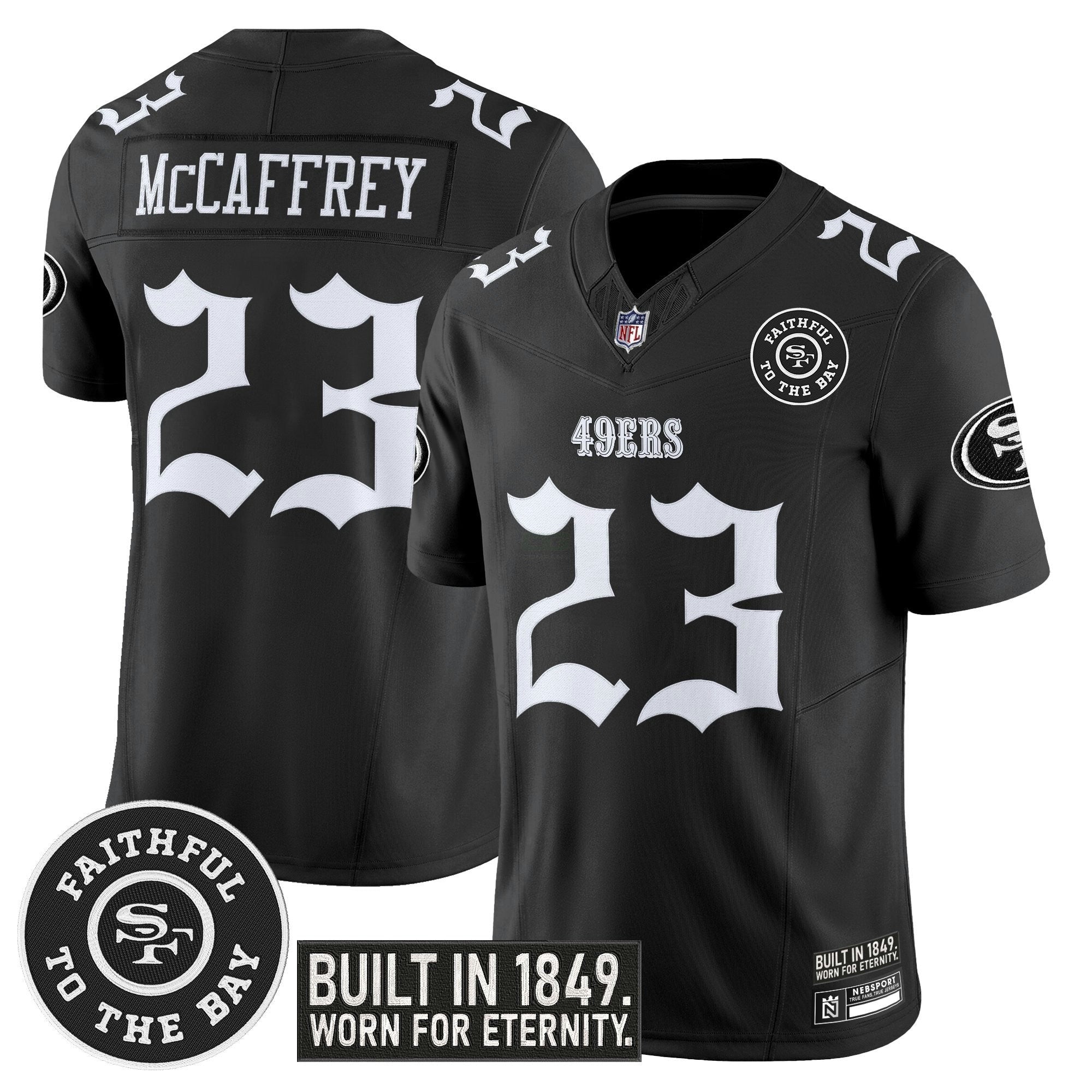 Camisa NFL Men’s San Francisco ‘Fog City Gothic Edition’ Vapor Limited Jersey