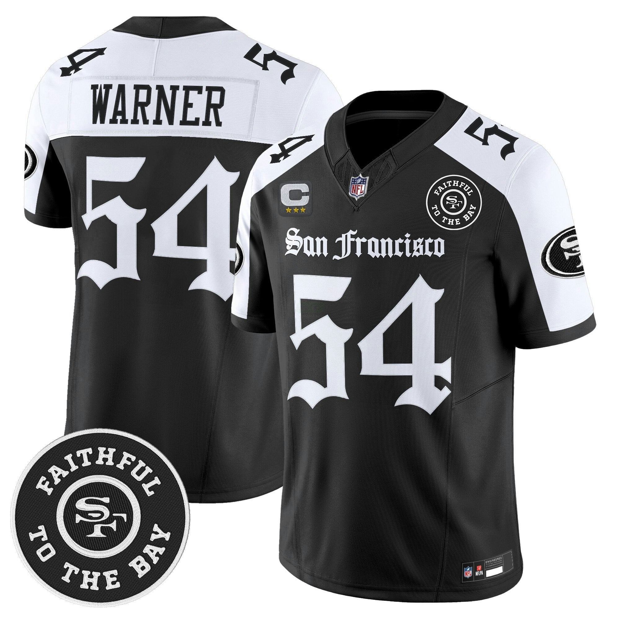 Camisa NFL Men’s San Francisco ‘Gothic Edition’ Vapor Limited Jersey