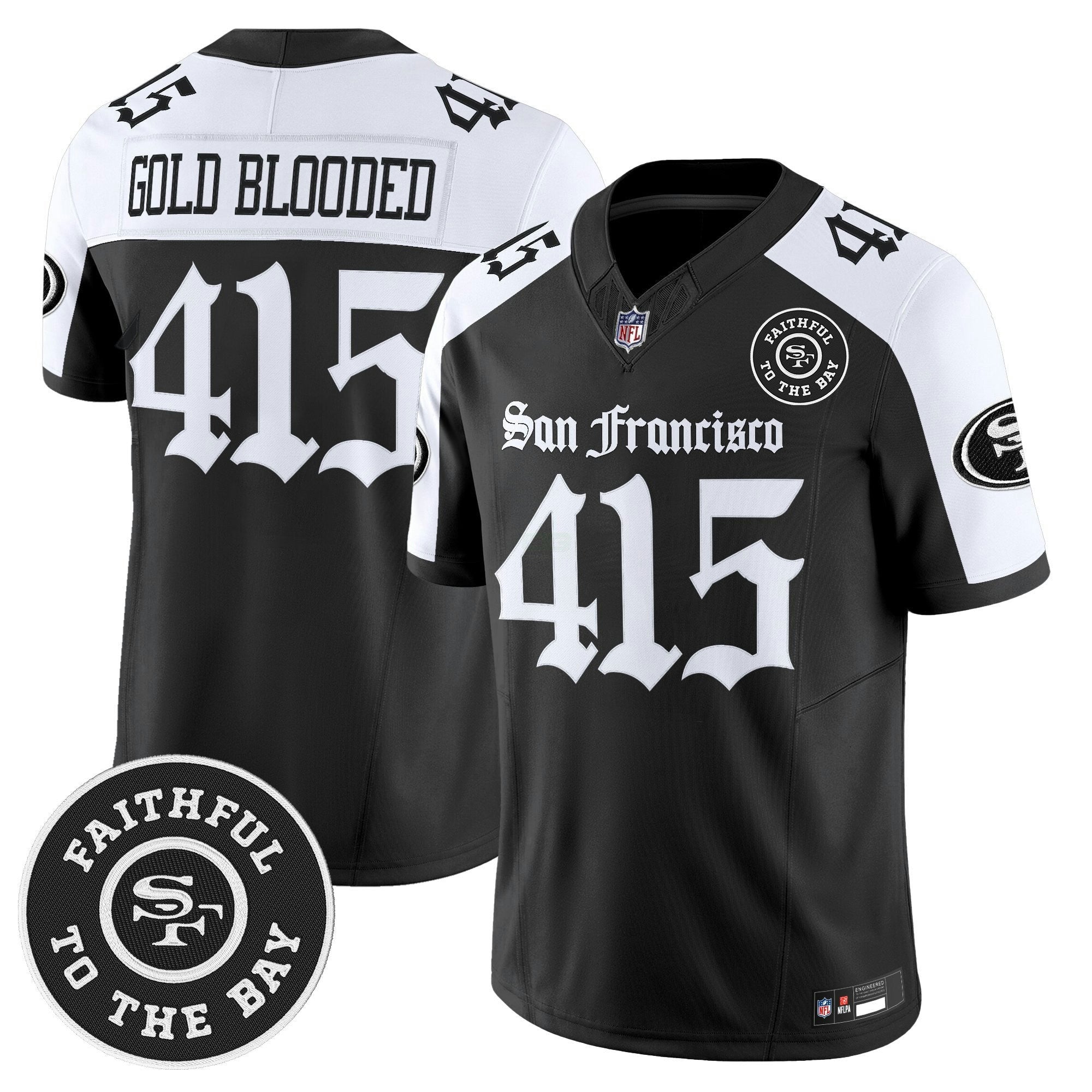 Camisa NFL Men’s San Francisco ‘Gothic Edition’ Vapor Limited Jersey