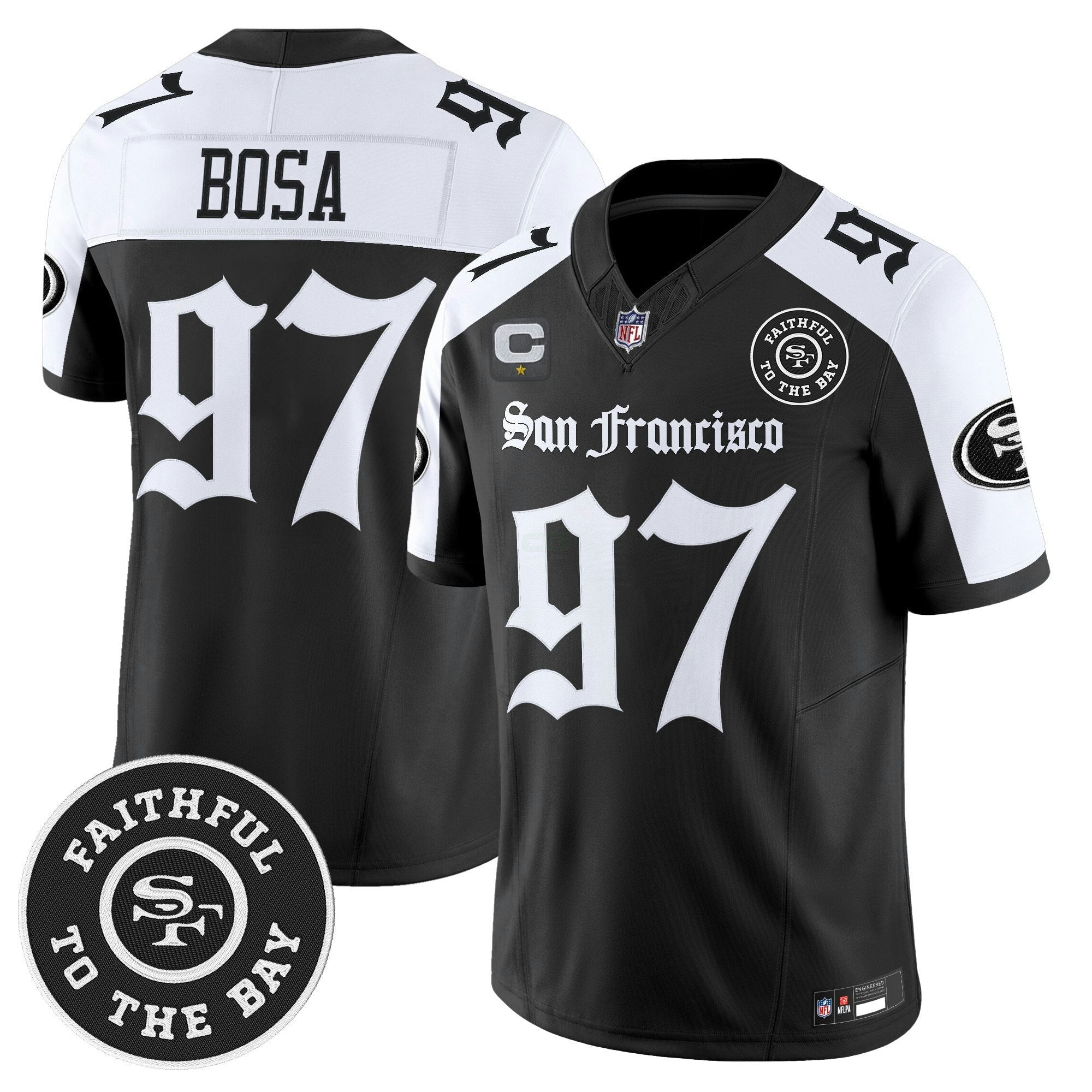 Camisa NFL Men’s San Francisco ‘Gothic Edition’ Vapor Limited Jersey