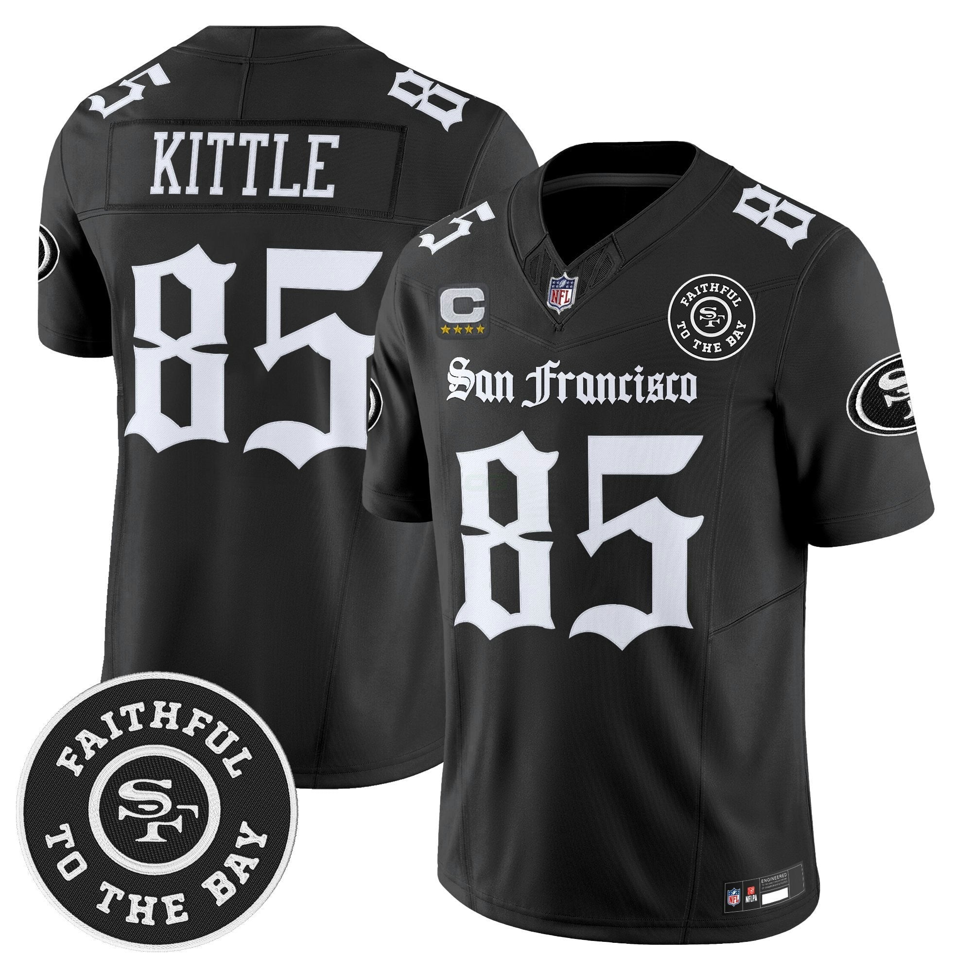 Camisa NFL Men’s San Francisco ‘Gothic Edition’ Vapor Limited Jersey