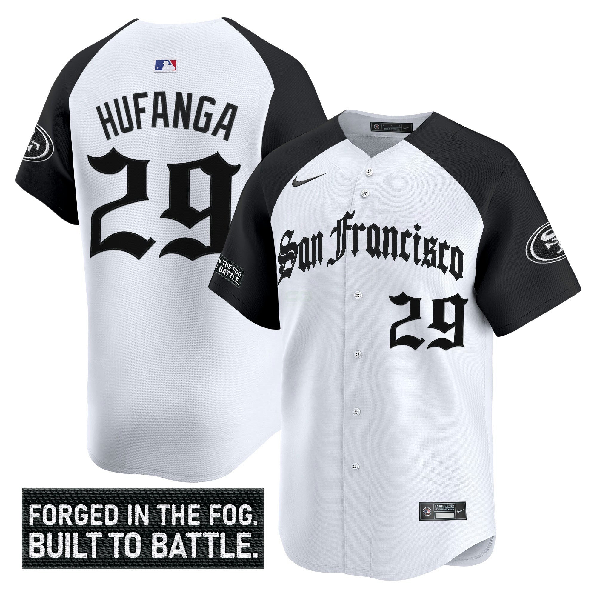 Camisa NFL Men’s San Francisco ‘Gothic Fog Edition’ Vapor Jersey