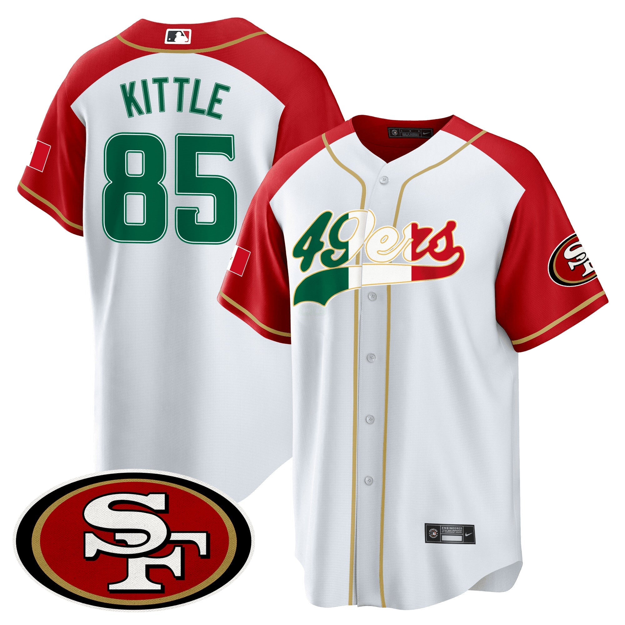 Camisa NFL Men’s San Francisco Mexico Jersey
