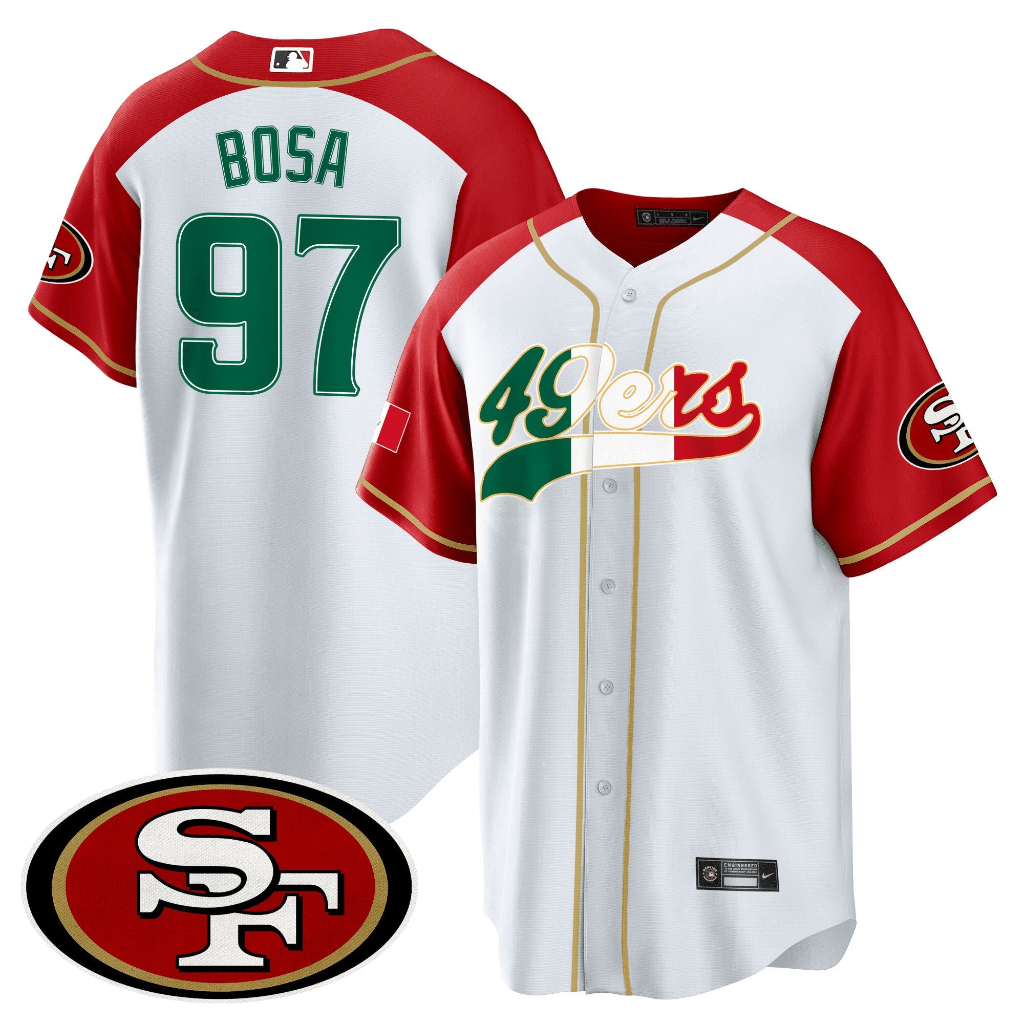 Camisa NFL Men’s San Francisco Mexico Jersey