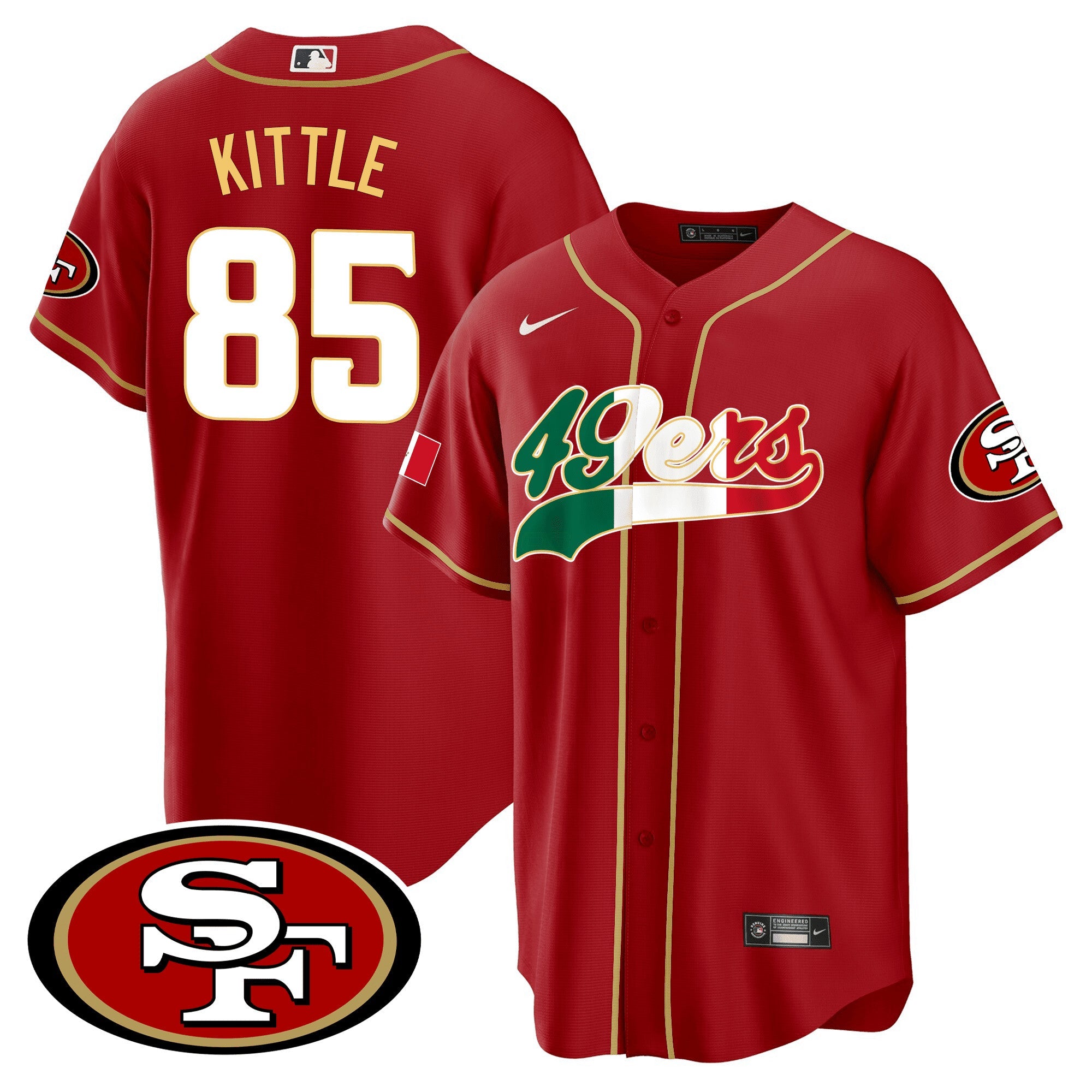 Camisa NFL Men’s San Francisco Mexico Jersey