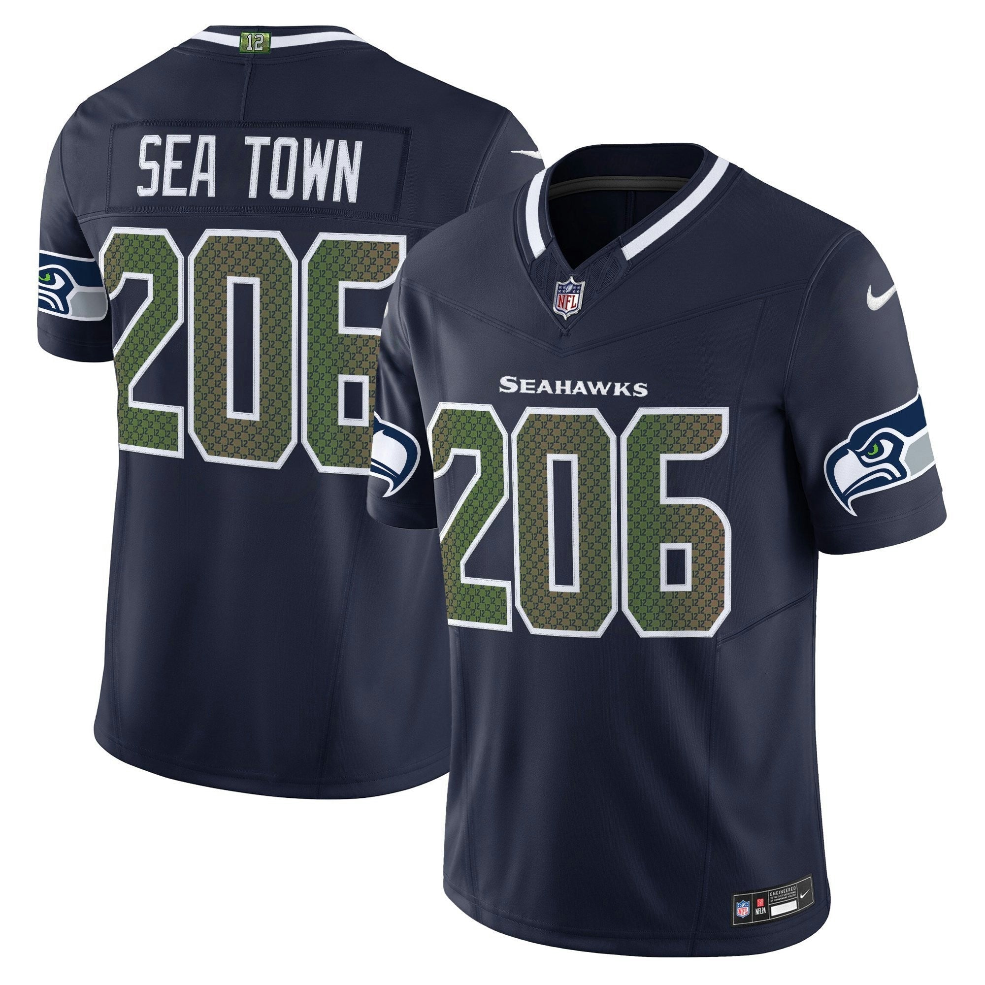 Camisa NFL Men’s Seattle 2025 “Rivalries” Vapor Limited Jersey
