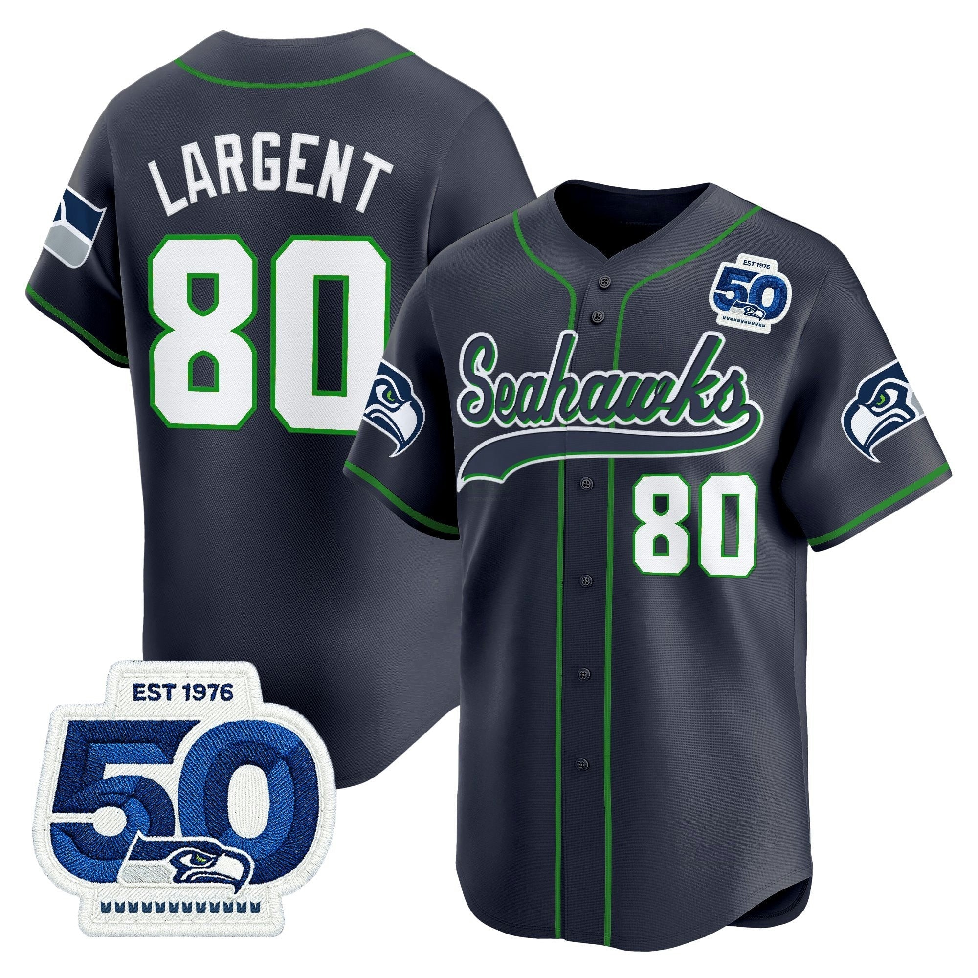 Camisa NFL Men’s Seattle 50th Anniversary Vapor Jersey