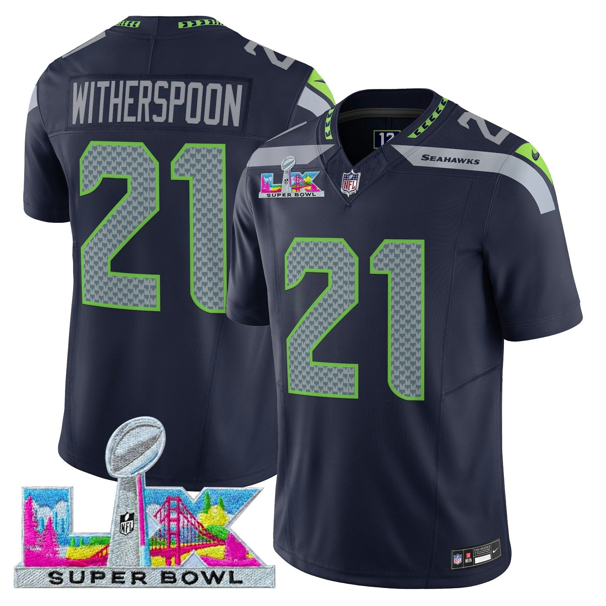 Camisa NFL Men’s Seattle Super Bowl LX Vapor Limited Jersey